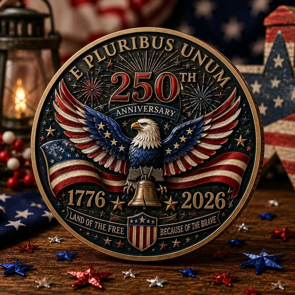 United States 250th Anniversary Commemorative Coin (1776–2026) | 