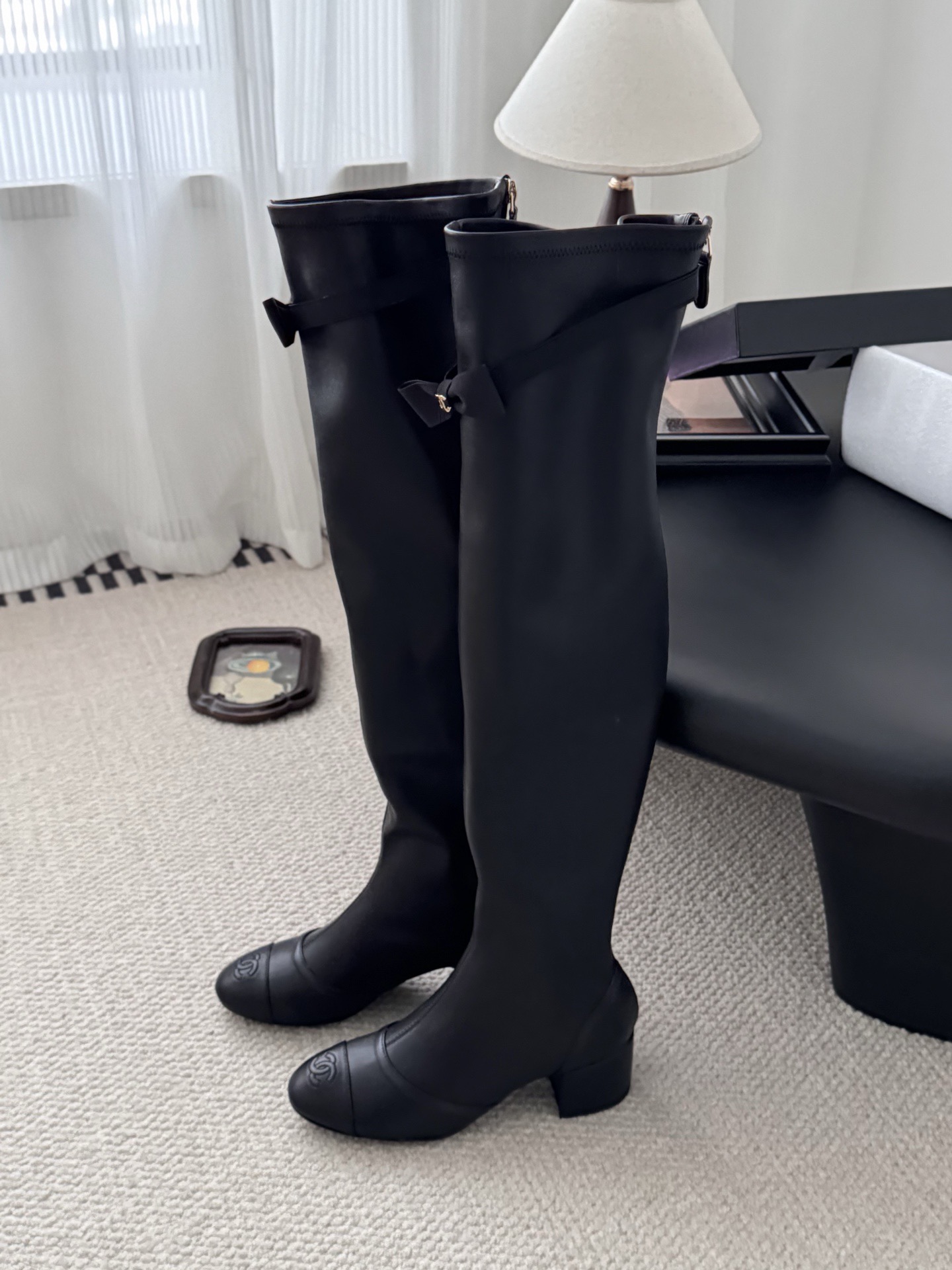 25K New Bow Knot Ankle Boots