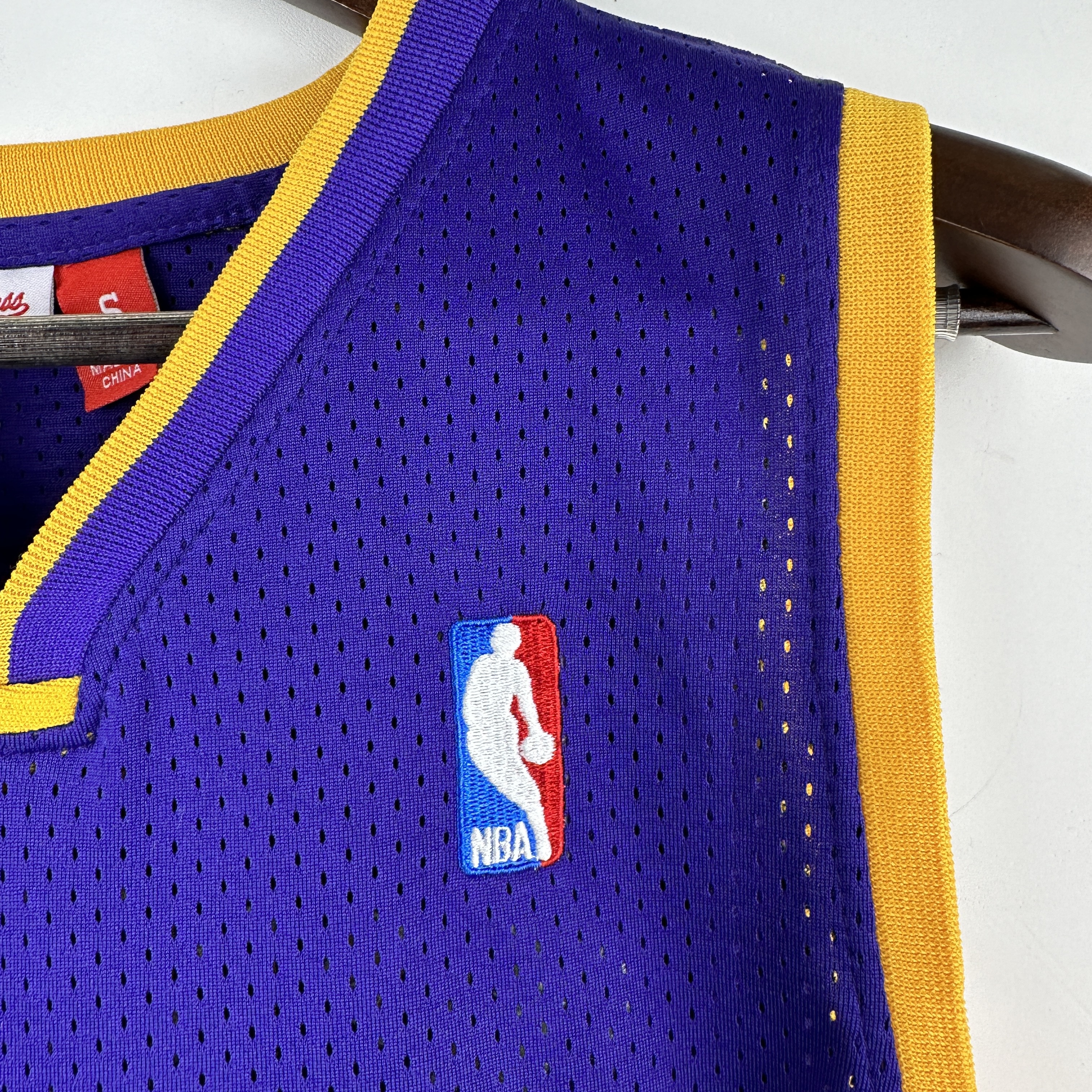 Embroidered MN Retro Jersey Lakers 99/00 Season V-neck Purple No. 34 O'Neal