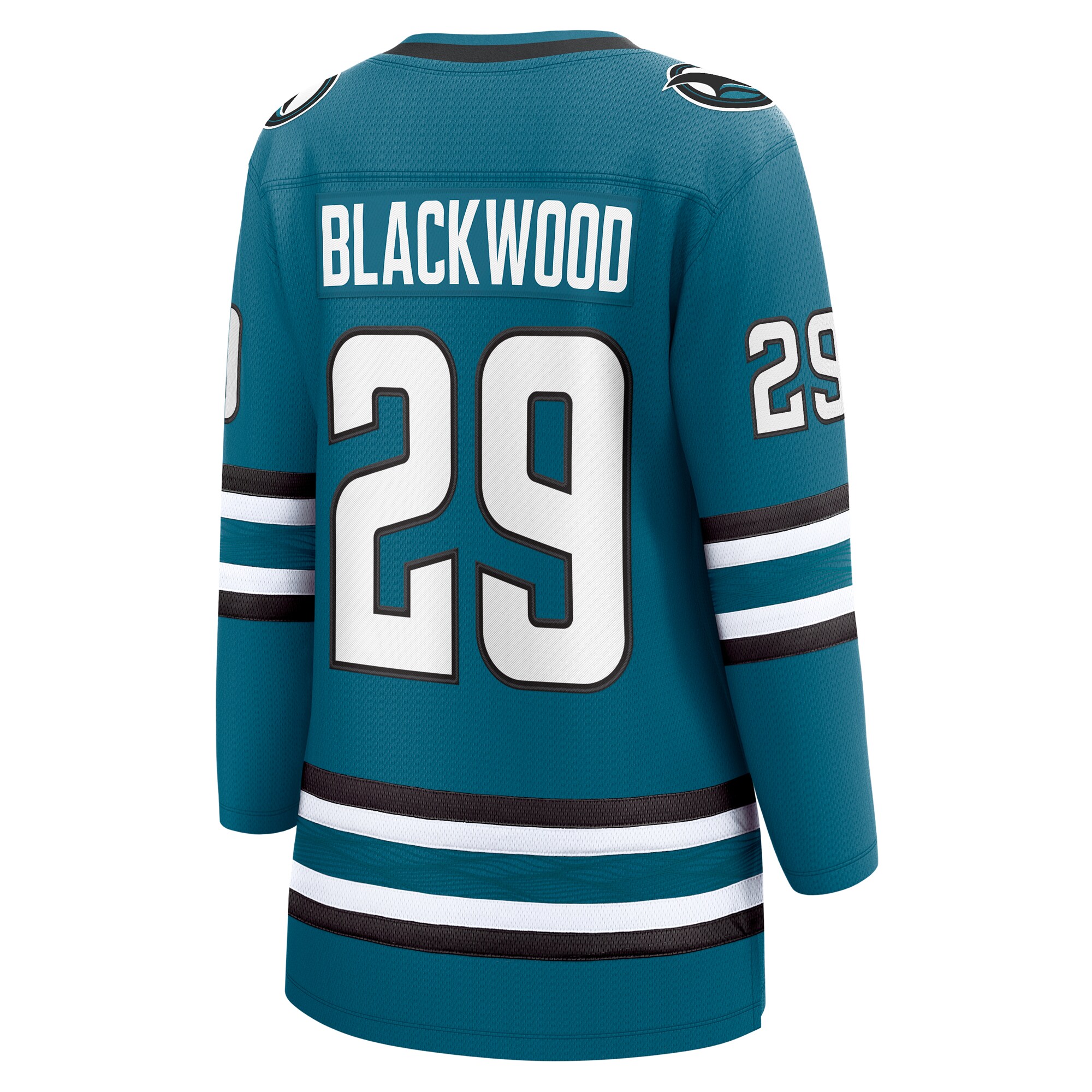 Mackenzie Blackwood San Jose Sharks Fanatics Women’s Home Breakaway   Jersey – Teal