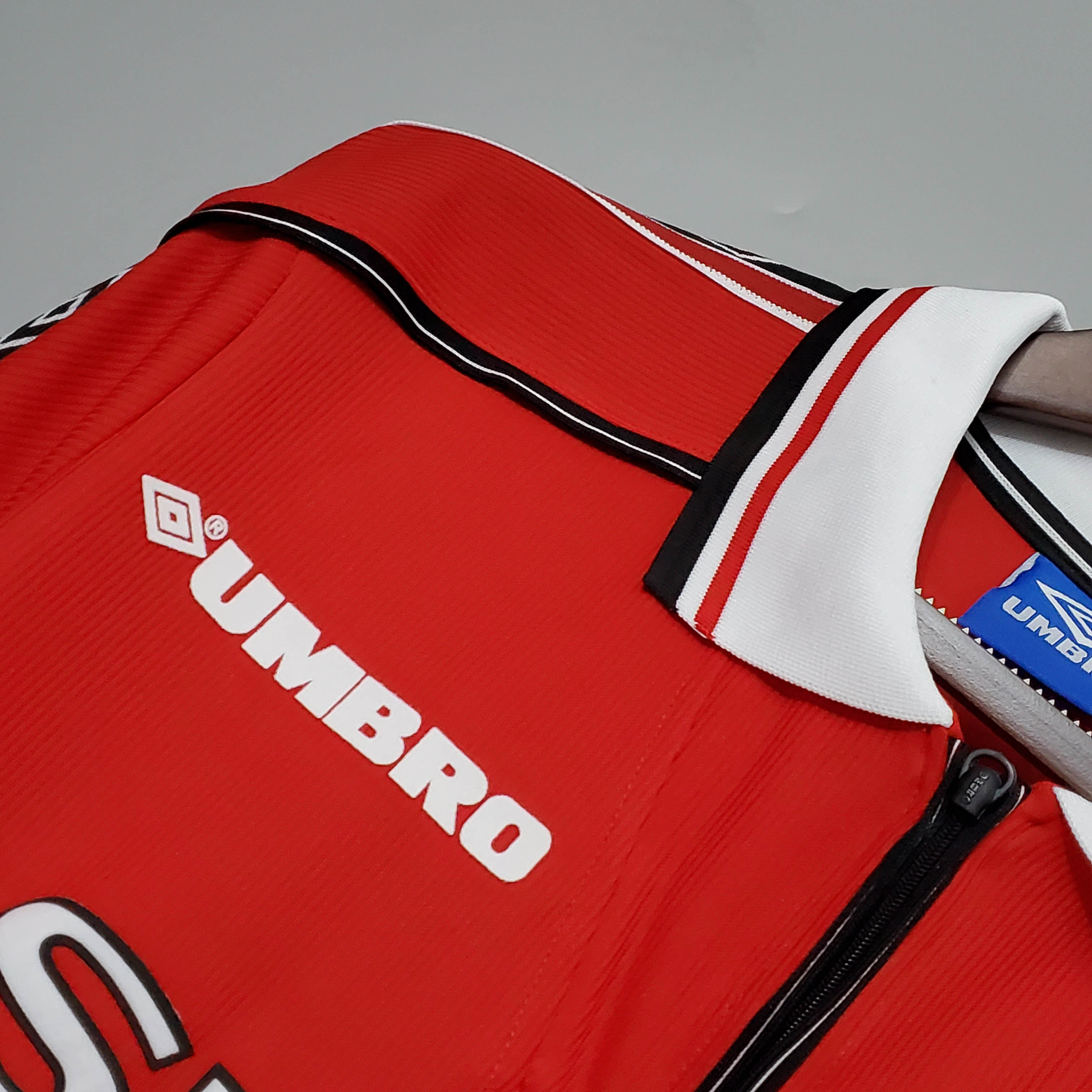 1998/99 Manchester United Home Long Sleeve Retro Jersey 1:1 Thai Quality - Fans Edition