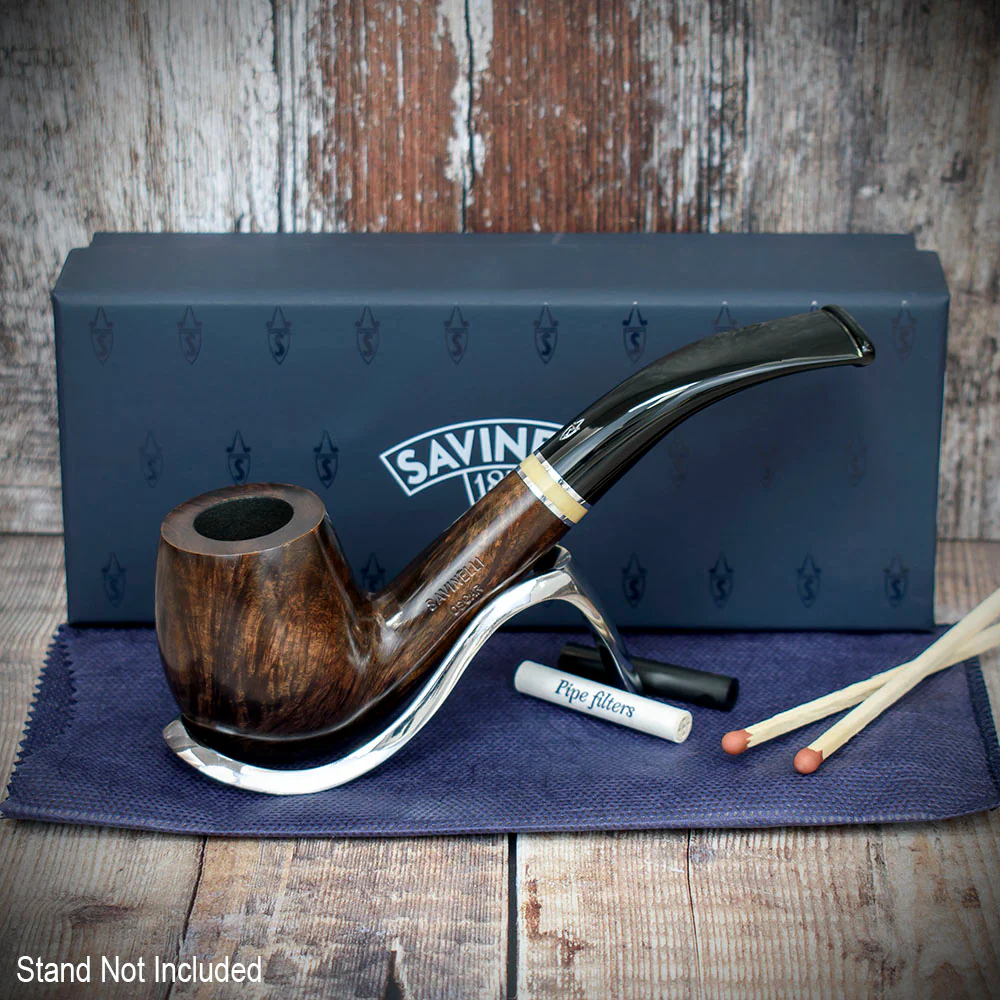 Savinelli Oscar Liscia Marrone Scuro 670KS - Briar Pipe