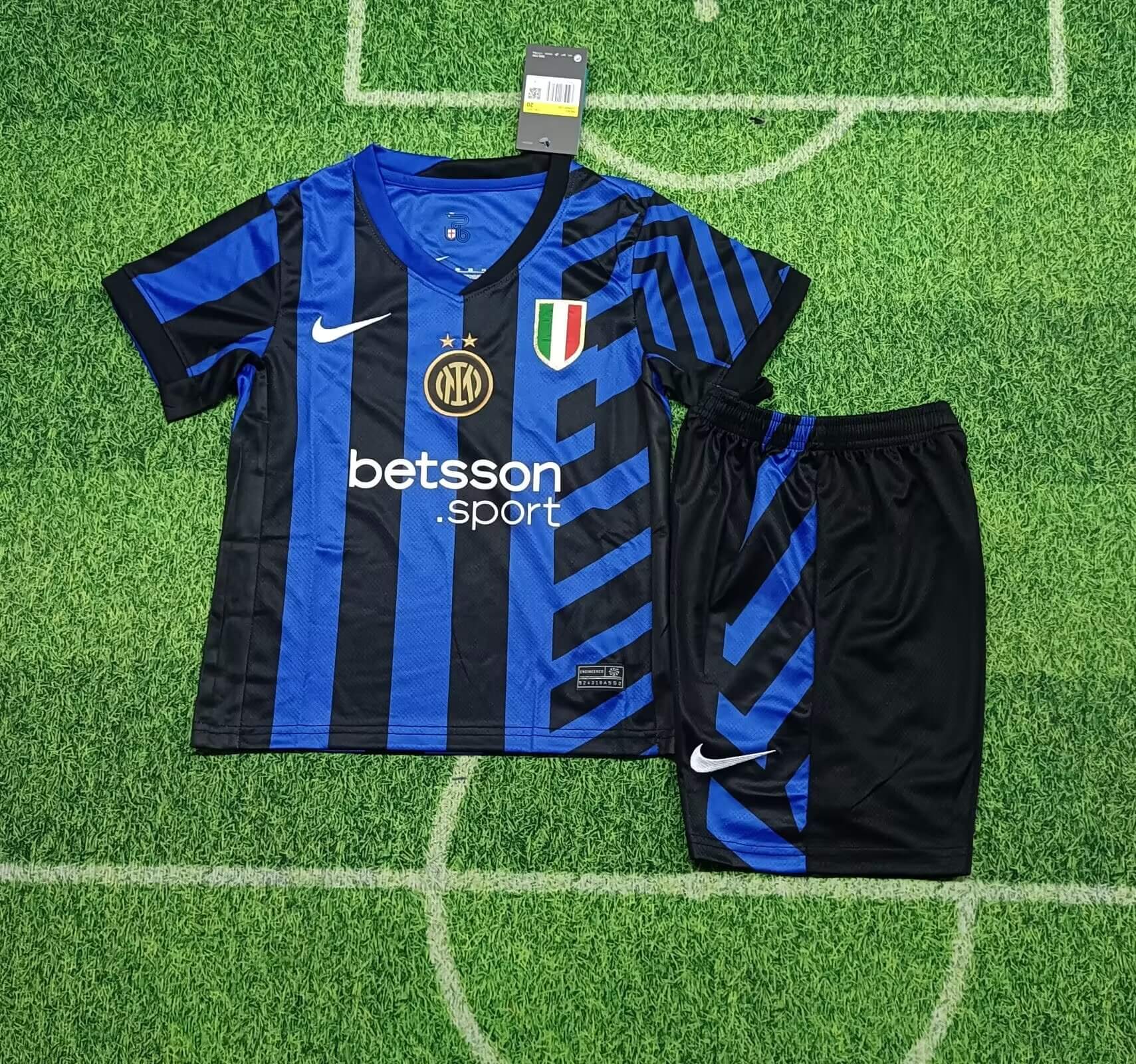 2024/2025 Kids Size Inter Milan Home Football Jersey1:1 Quality Thai
