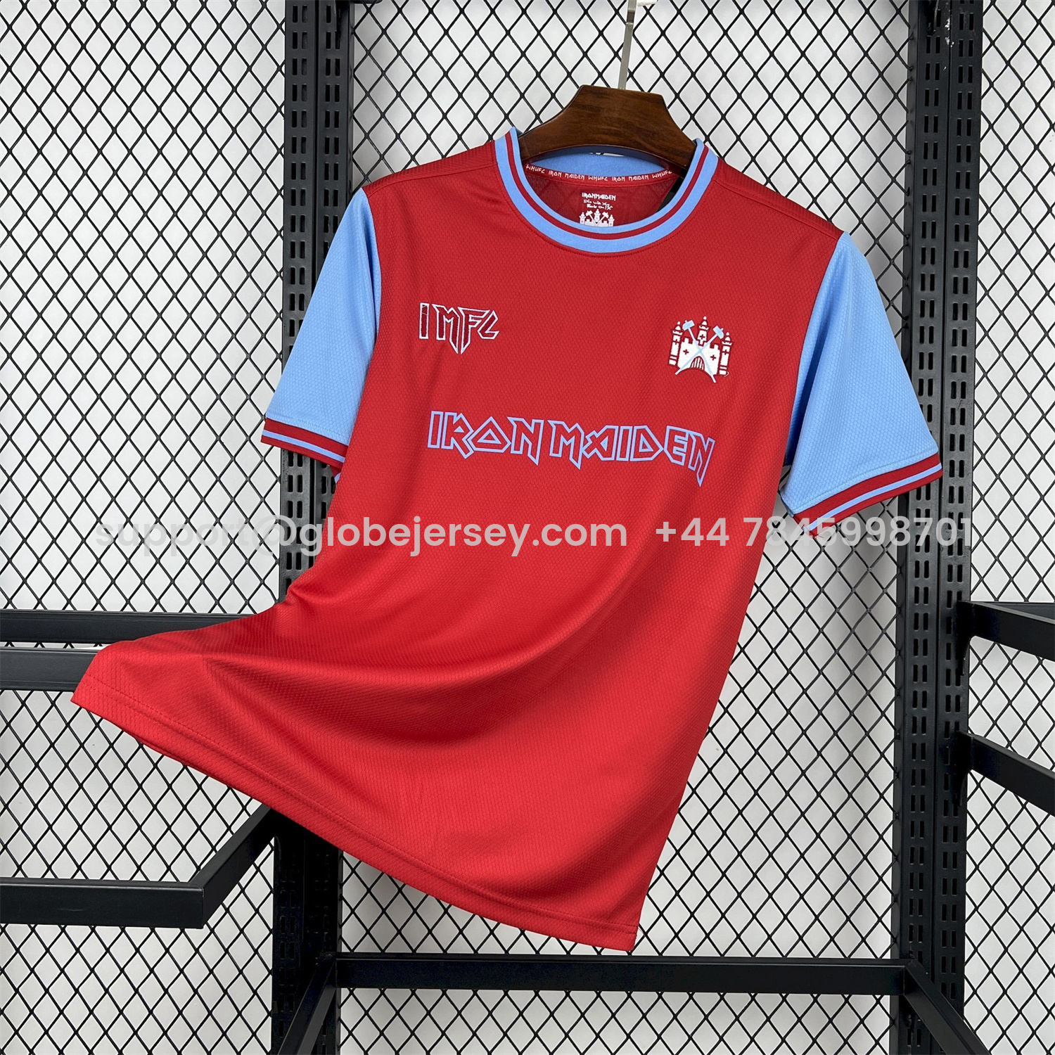 West Ham United 25-26 x Iron Maiden 50th Anniversary Jersey - Fans Version