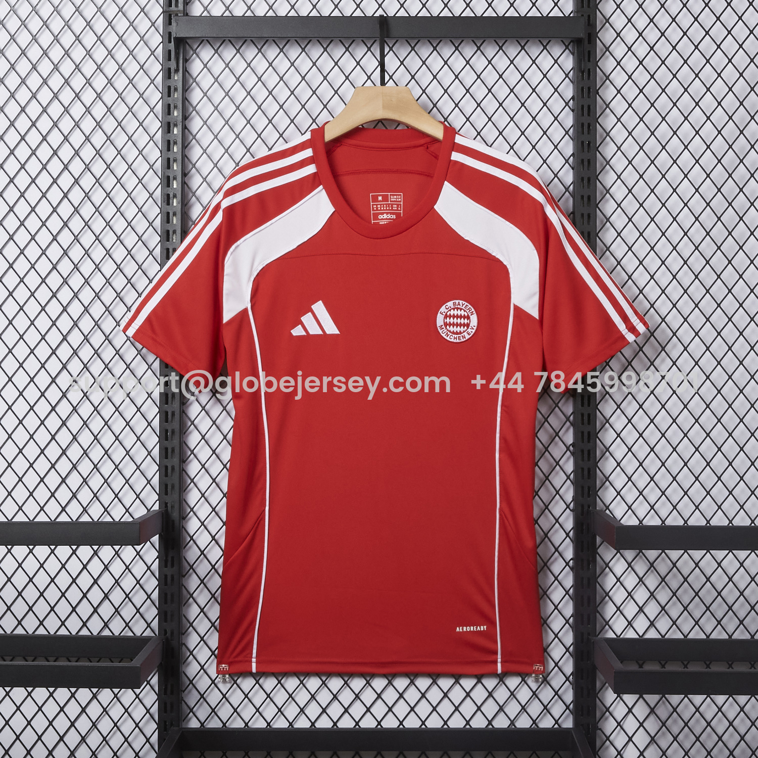 Bayern Munich 25-26 Red Urban Purist T-Shirt - Fans Version