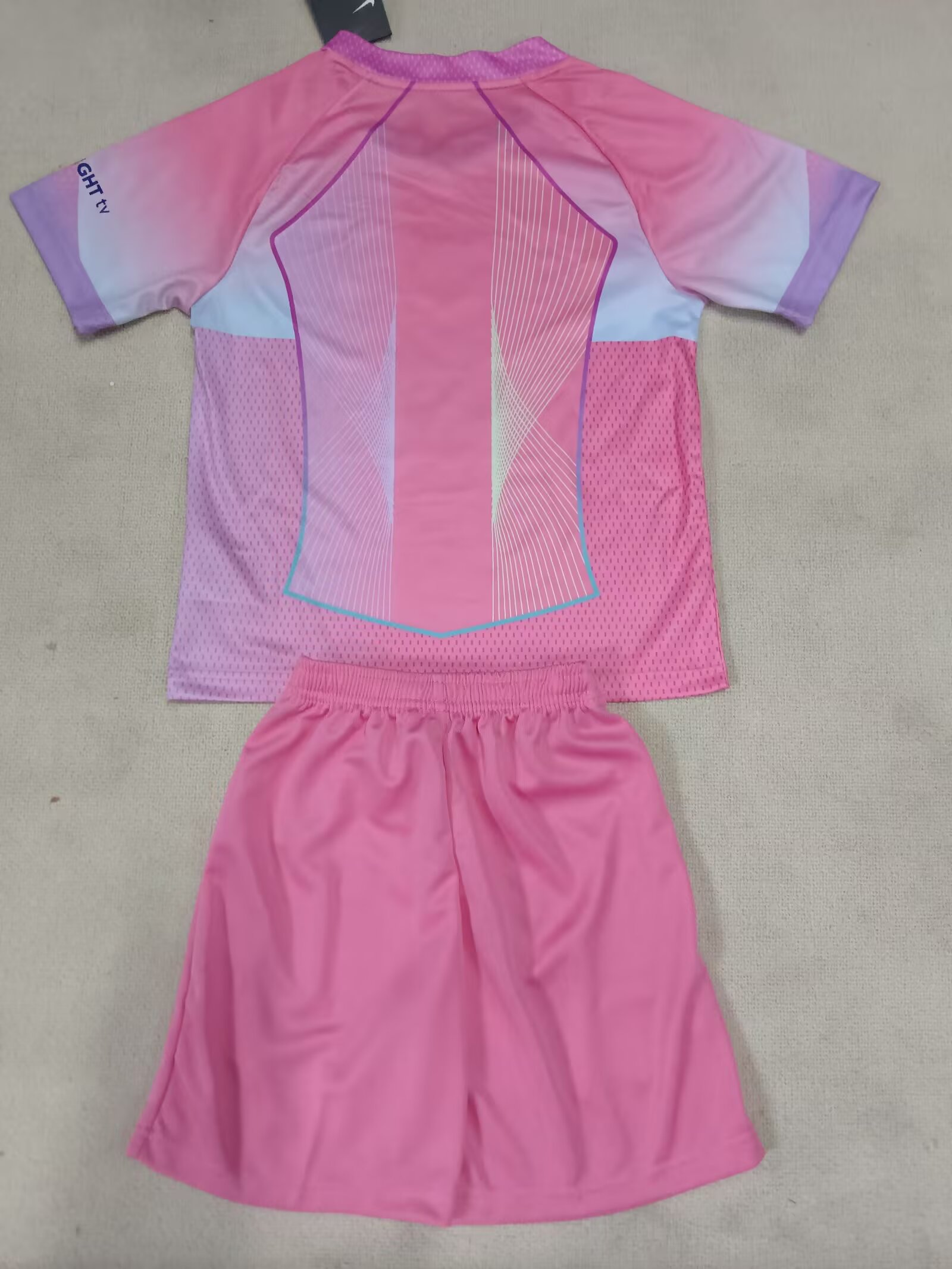 25-26 Barcelona Second Away Pink Jersey - Kids Kit