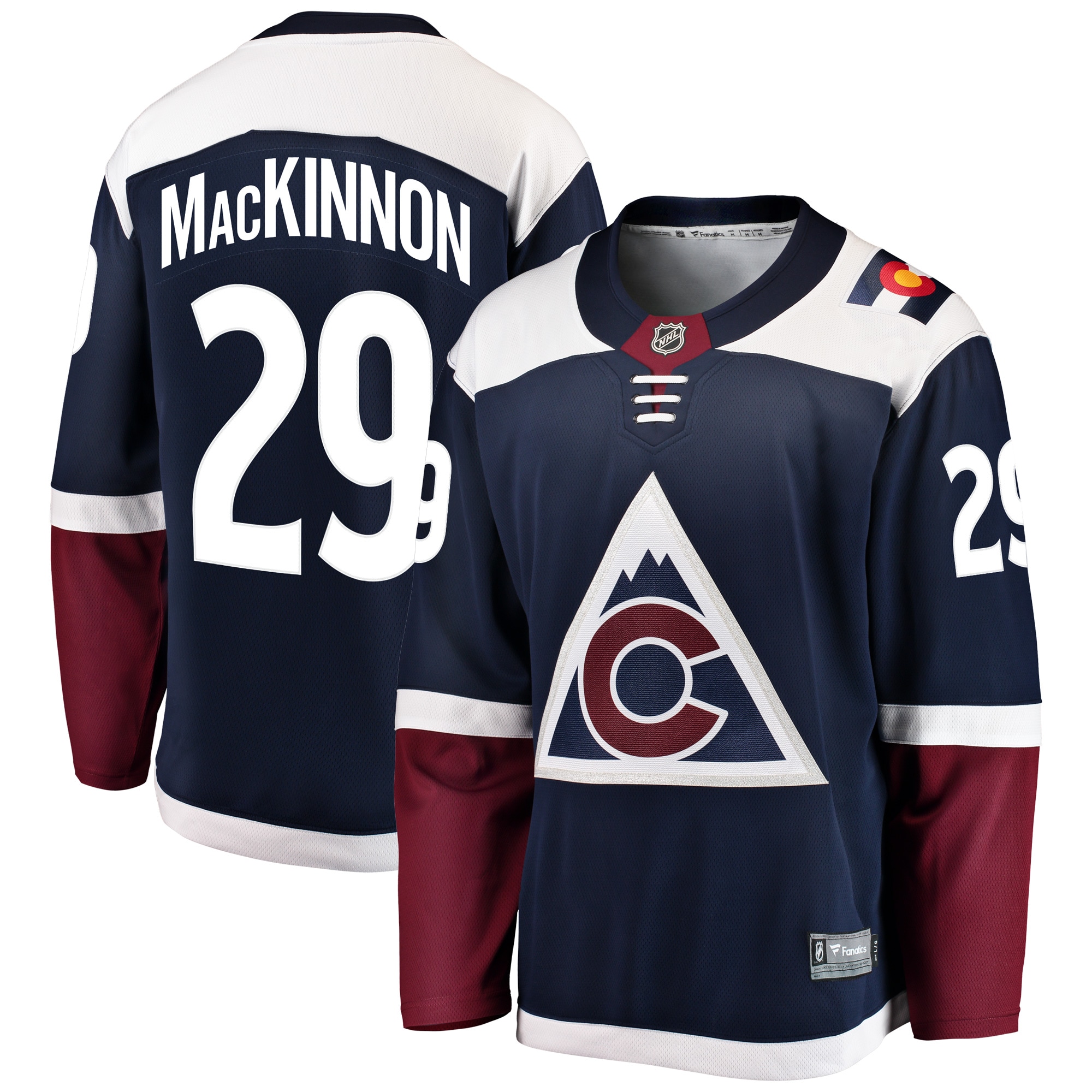 Nathan MacKinnon Colorado Avalanche Fanatics Alternate Breakaway   Jersey – Navy