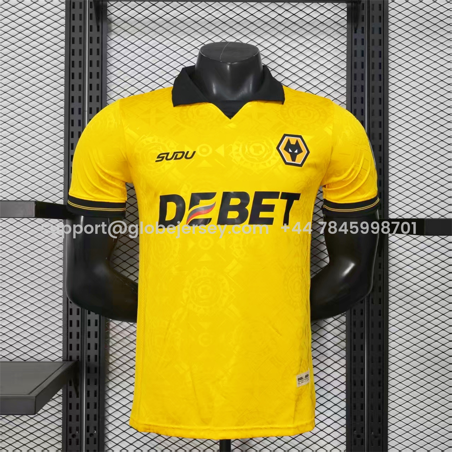 Wolverhampton Wanderers Wolves 25-26 Home Jersey - Player Version