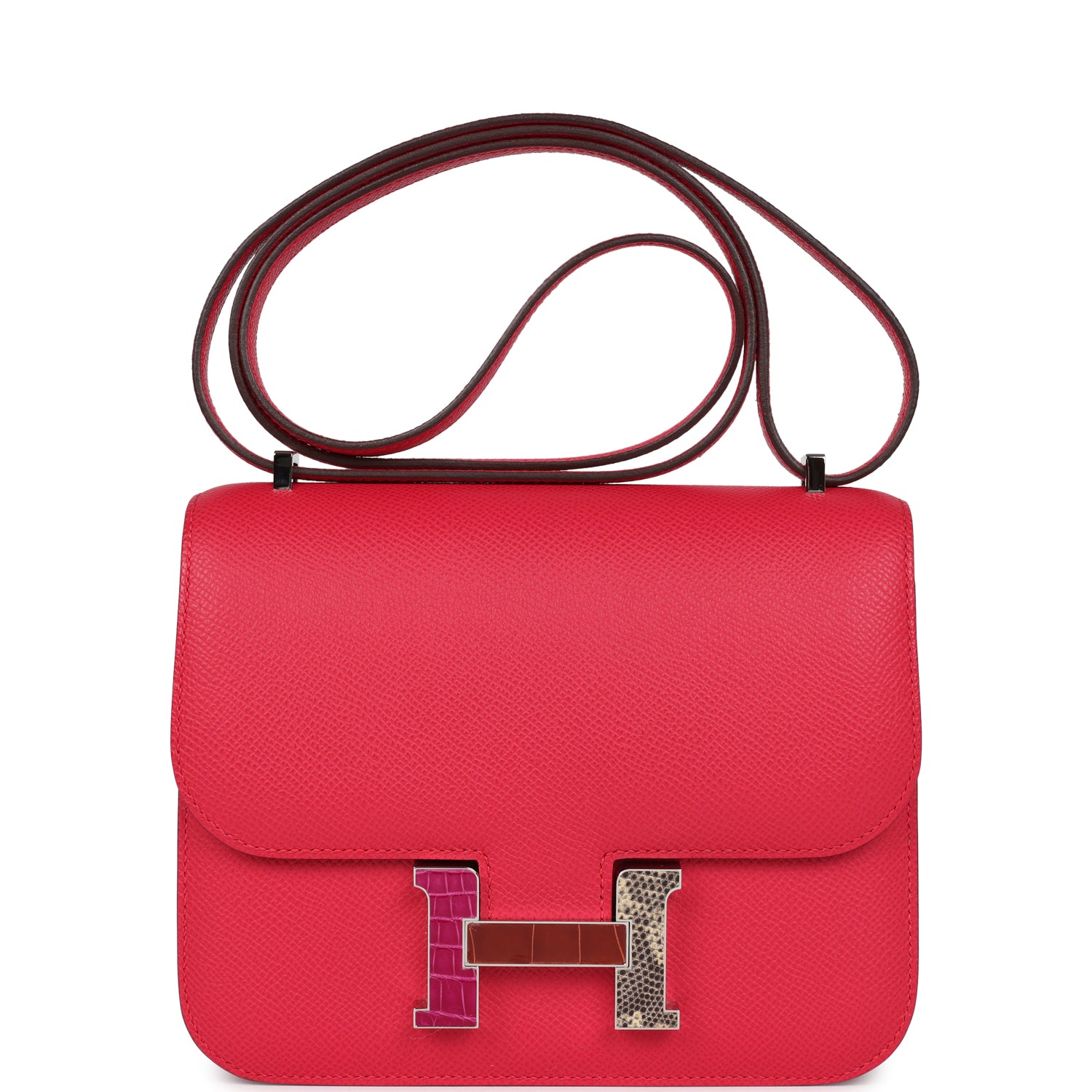 Constance 18 Rose Extreme Epsom Marquette Palladium Hardware