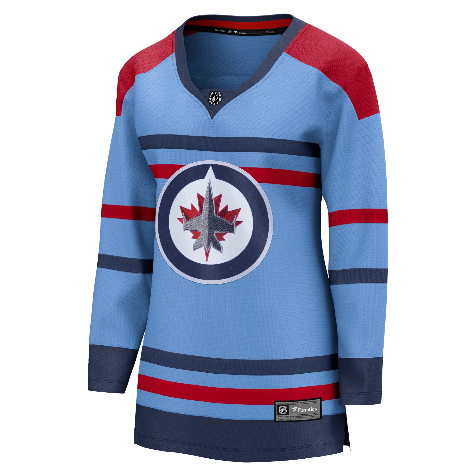 Winnipeg Jets Fanatics Women’s Anniversary Premier Breakaway Jersey – Light Blue