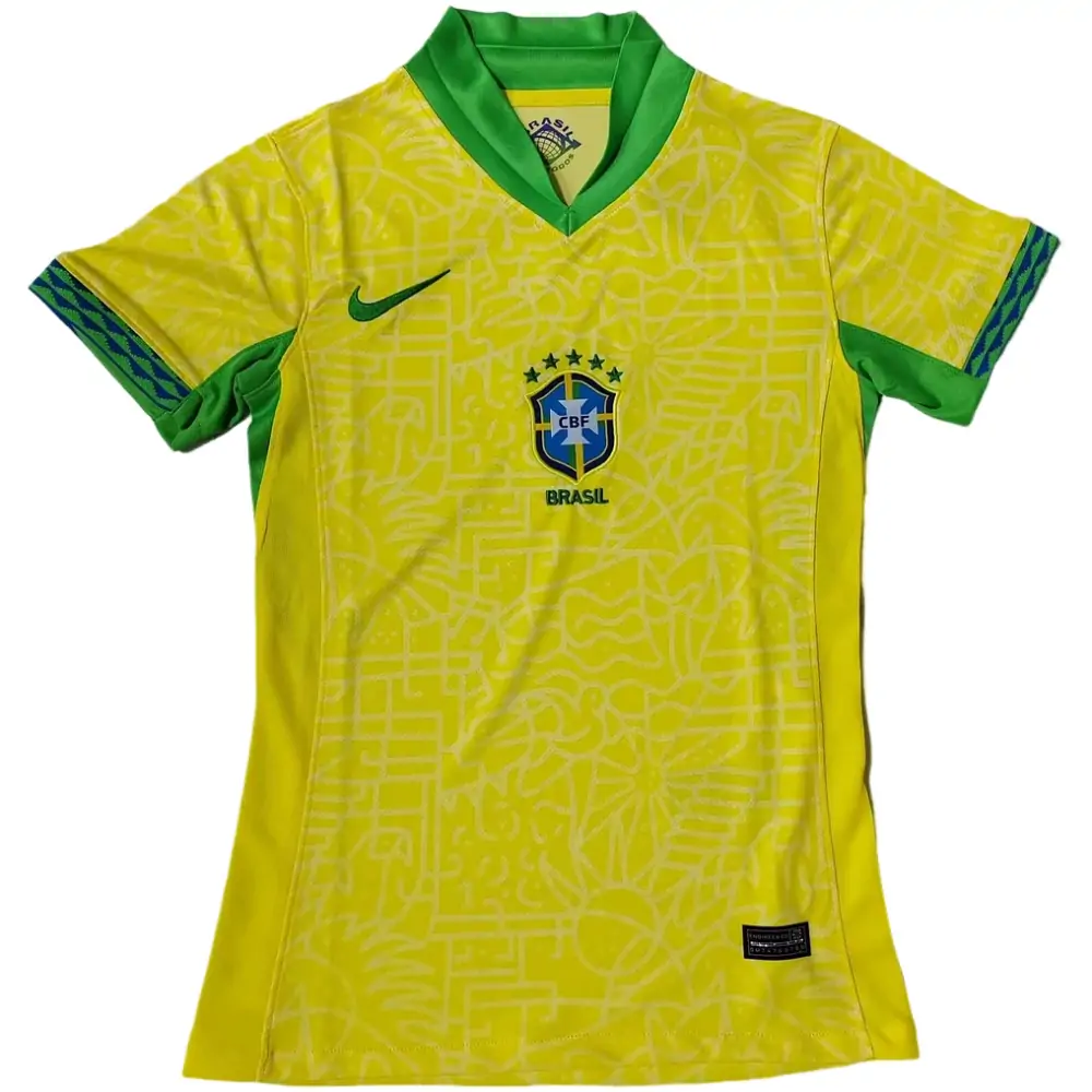 2024/25 Brazil Home Jersey Women's Jersey - Fans Edition