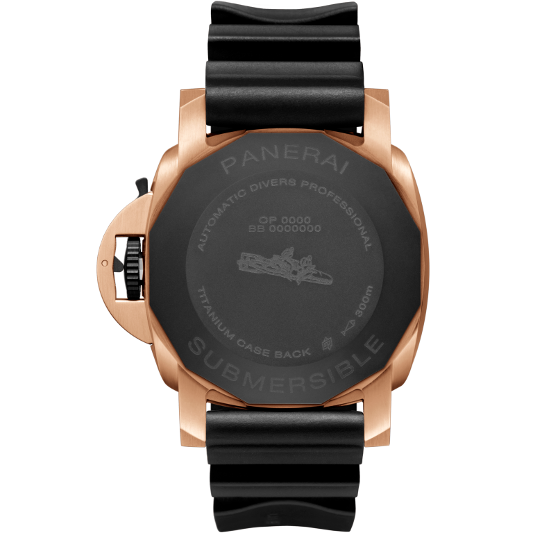 【Super Clone】Submersible Black QuarantaQuattro Goldtech™ OroCarbo 44mm