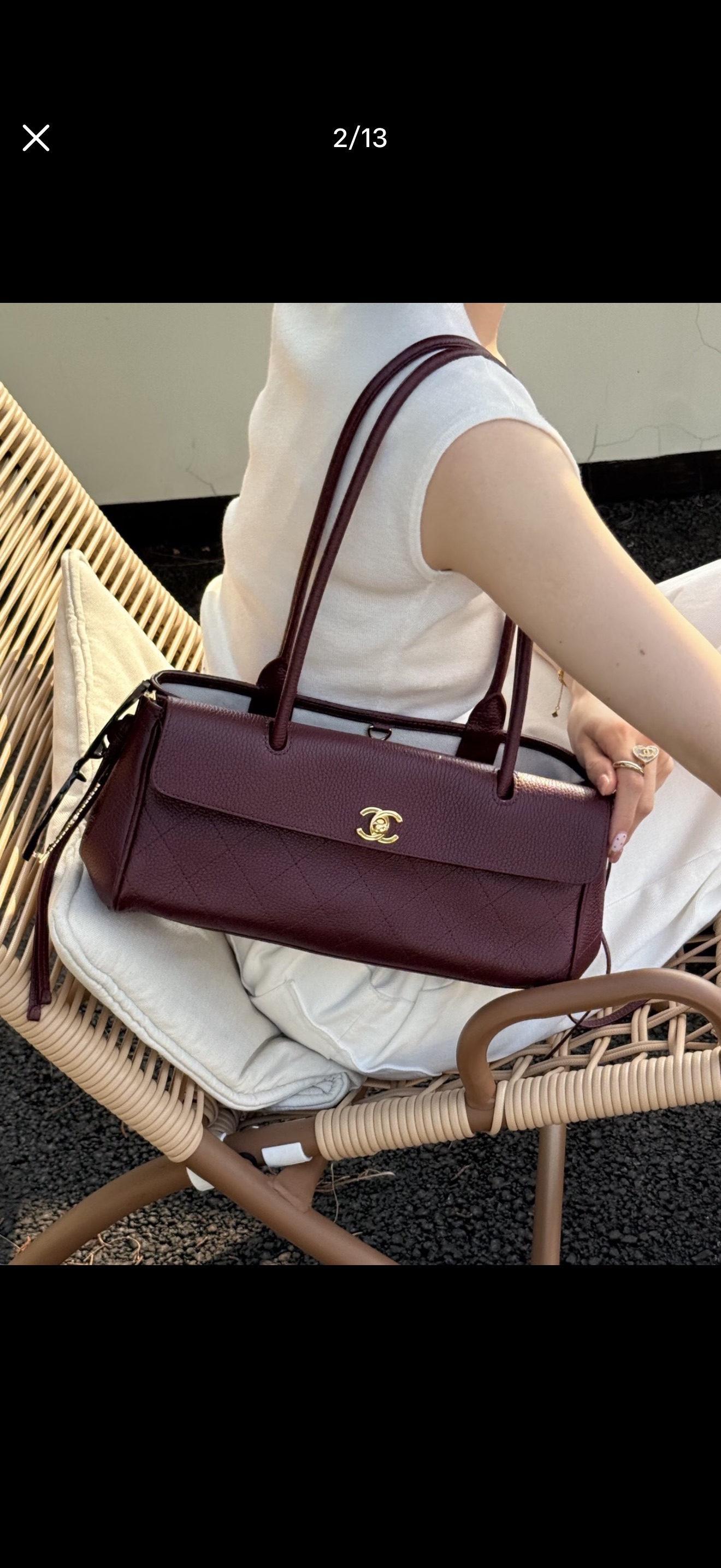 [10A] Chanel Stitched Urban Essentials Bag