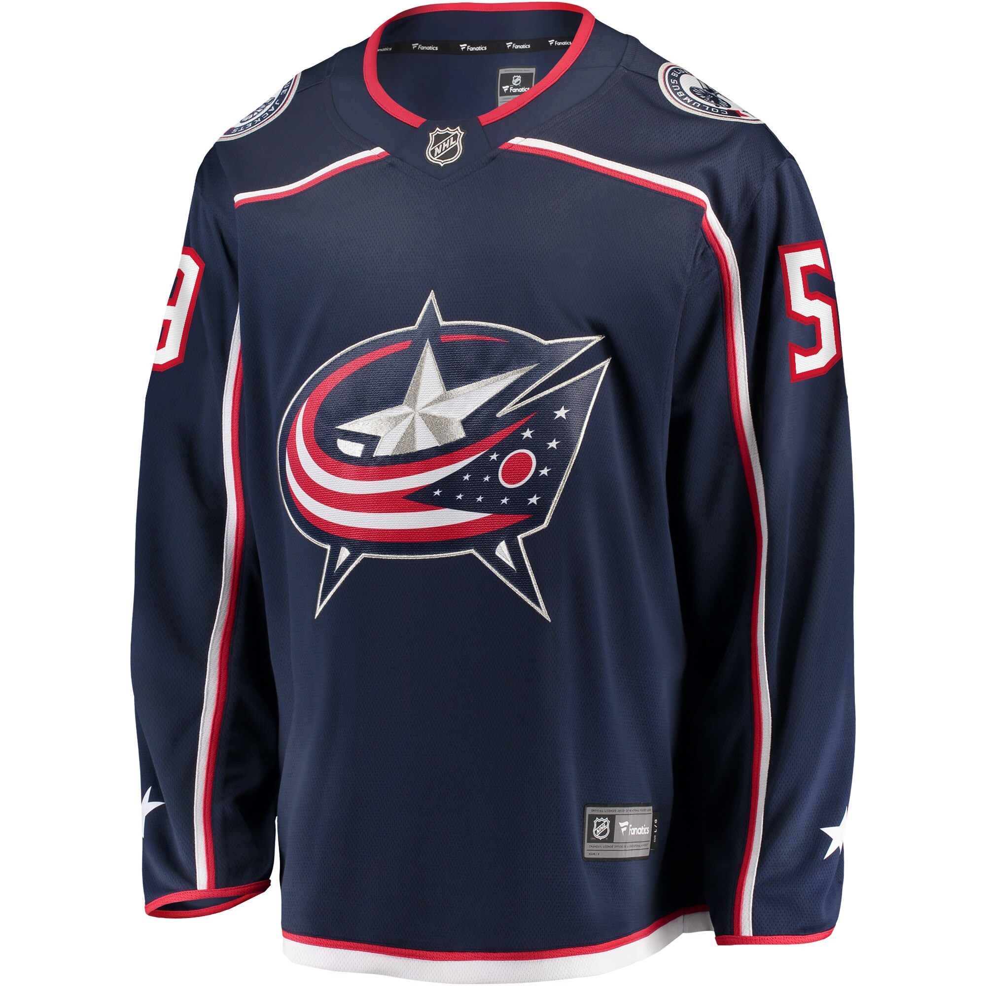 Yegor Chinakhov Columbus Blue Jackets Fanatics Home Breakaway   Jersey – Navy