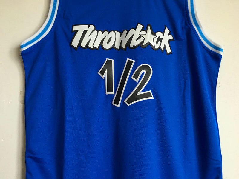 Penny Hardaway 1/2 Blue Embroidered Jersey