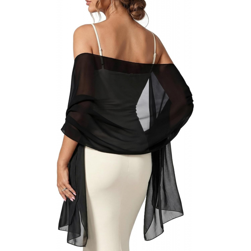 Chiffon Shawl Wraps for Women Evening Dresses