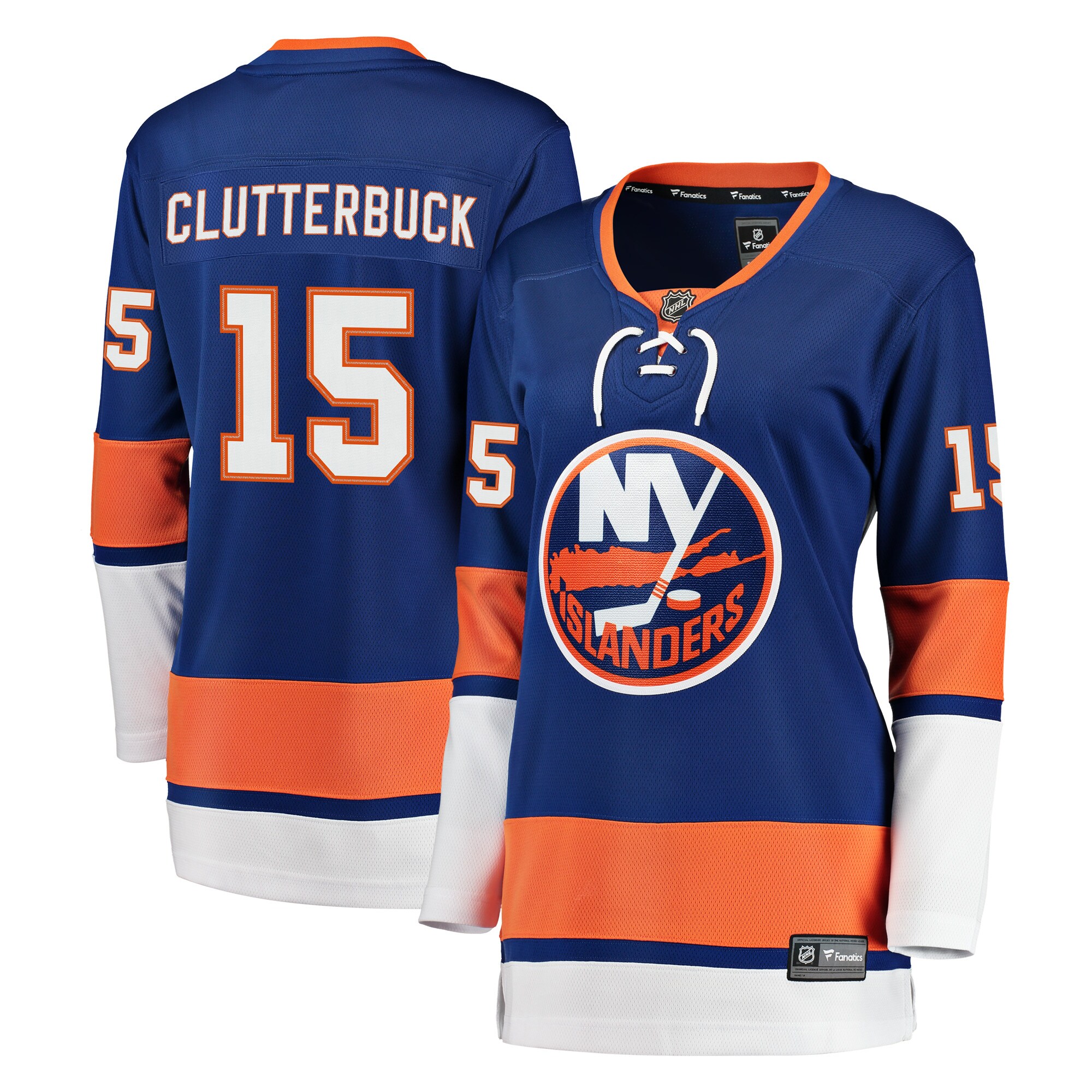Cal Clutterbuck New York Islanders Fanatics Women’s Breakaway   Jersey – Royal
