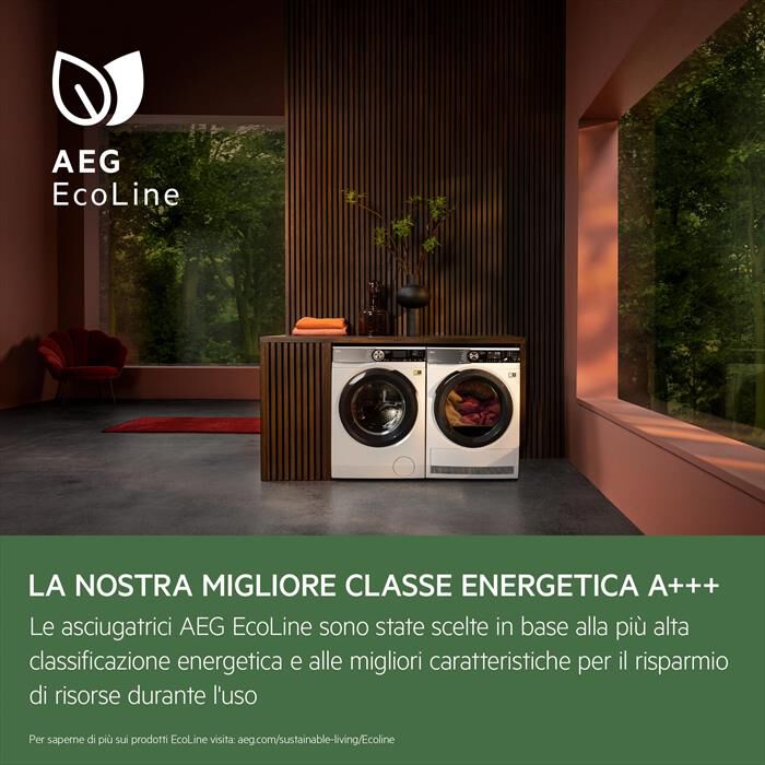 AEG - Asciugatrice TR9HH9BY 9Kg Classe B-Bianco