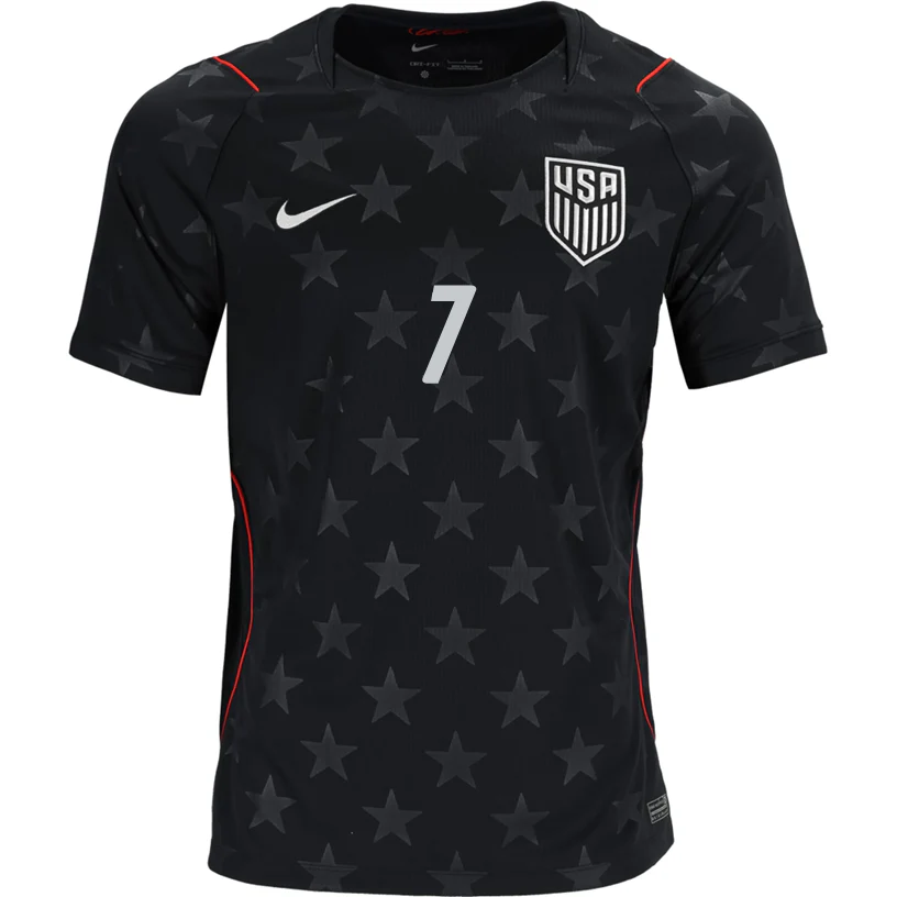 Nike Mens Reyna United States Away Stadium Jersey 2026 (Dark Obsidian/Pure Platinum)
