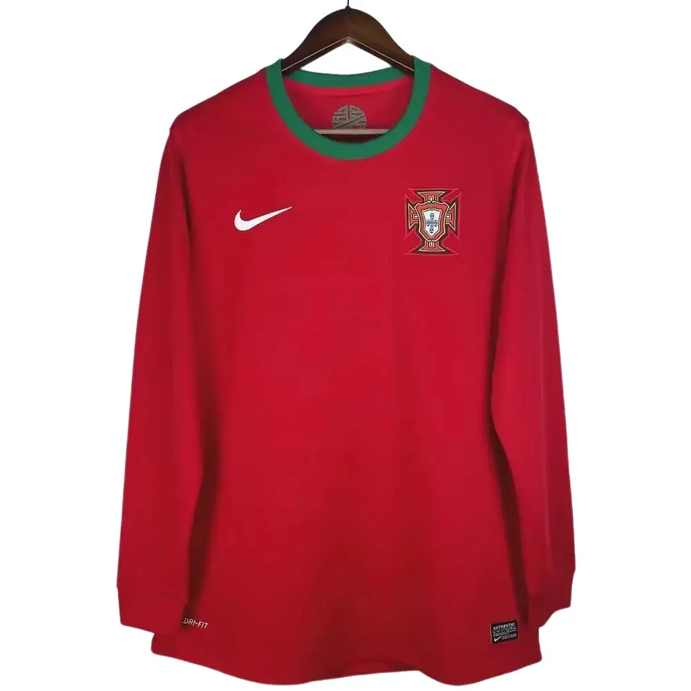 2012 Portugal home long-sleeved retro jersey 1:1 Thai quality