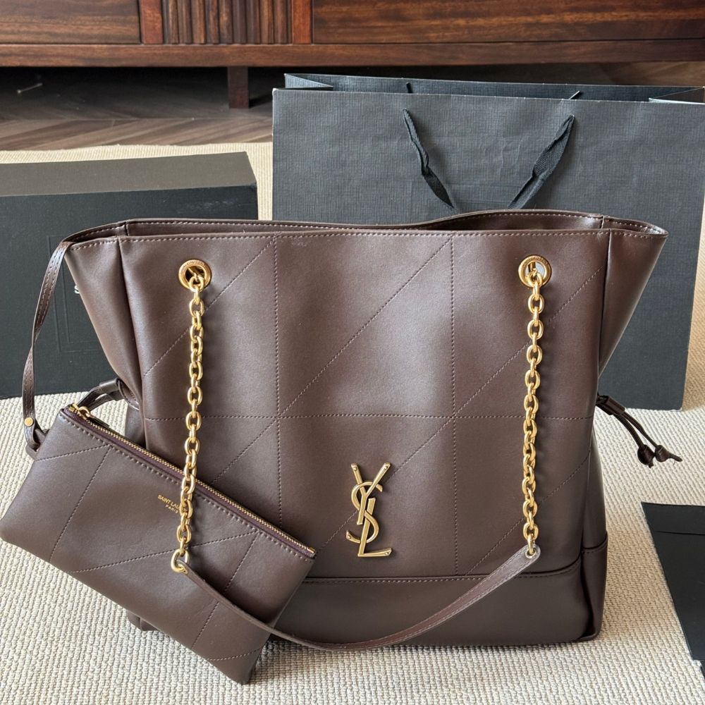 Saint Laurent Small Jamie Shopping Brown 11 Inches