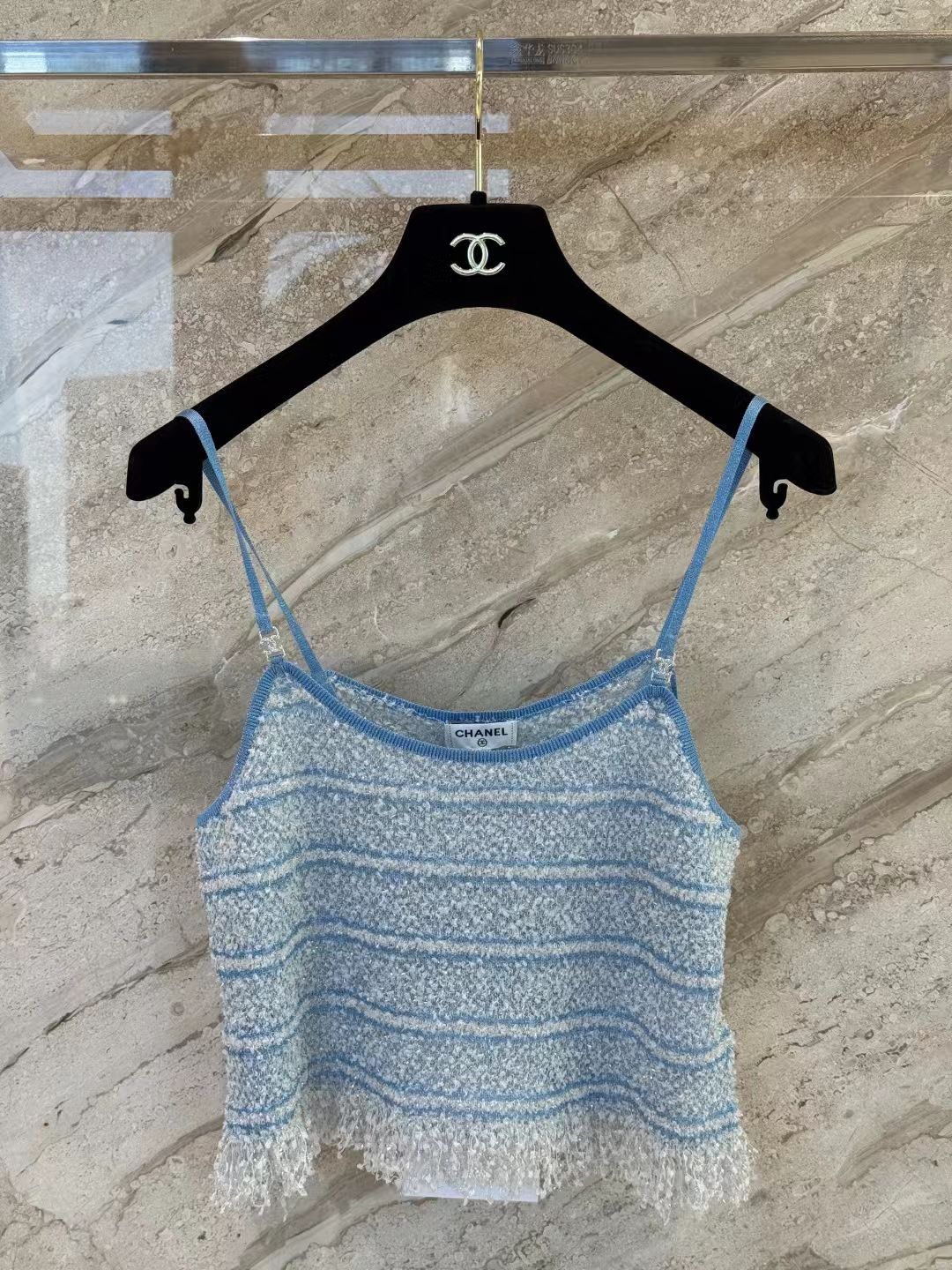 Sequined camisole top