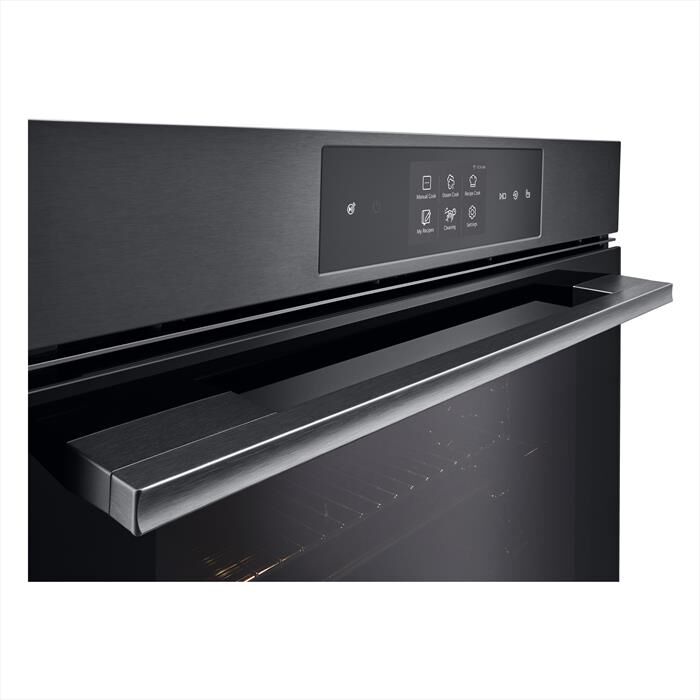 LG - Forno incasso elettrico INSTAVIEW WSED7665B A++-Black Steel