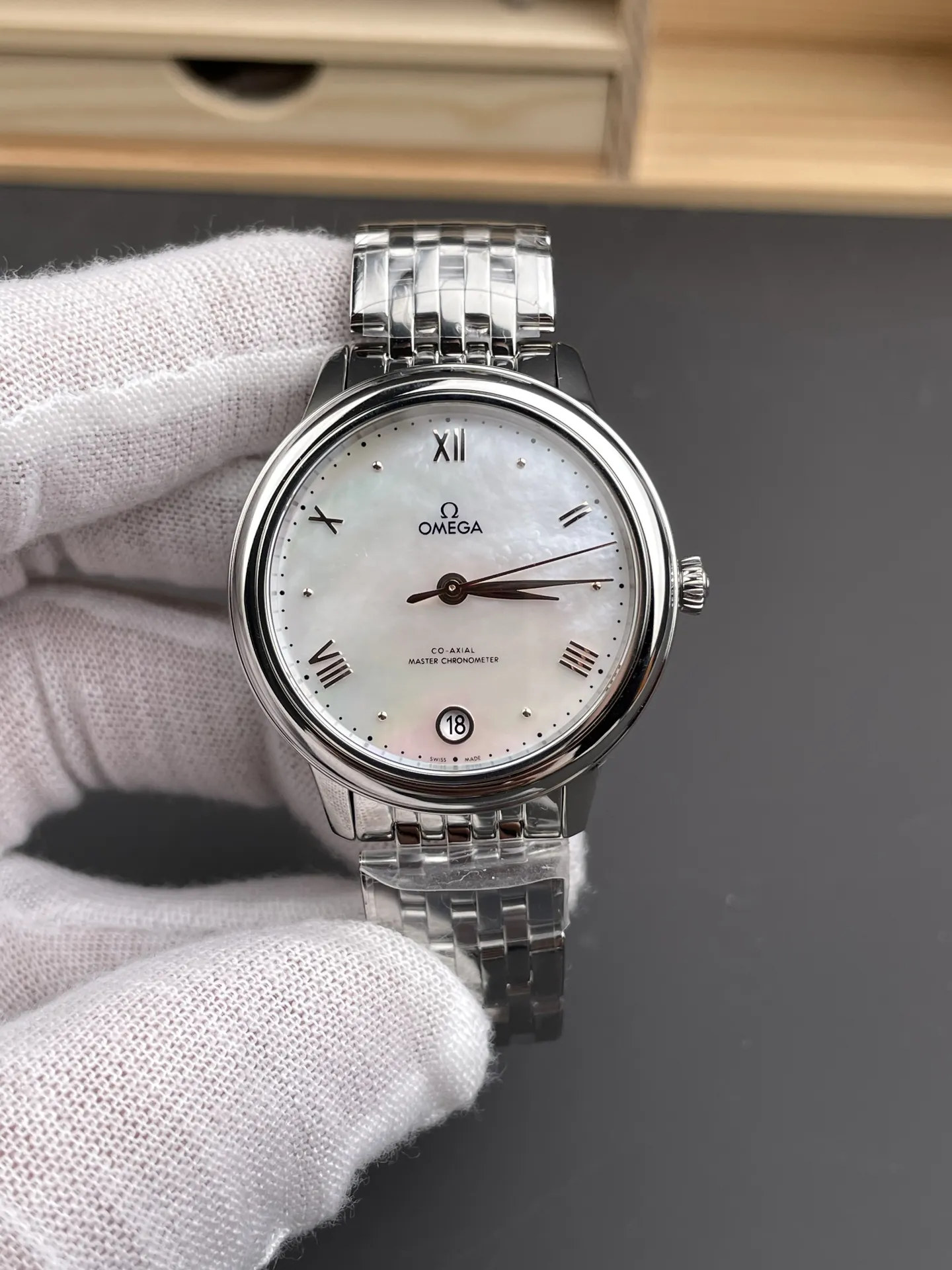 Omega De Ville Mother-of-Pearl 34mm