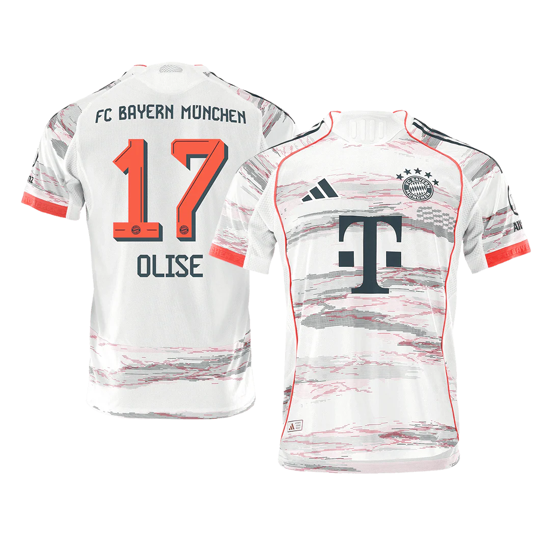 OLISE #17 Bayern Munich Away Player Version Soccer Jersey 2025/26