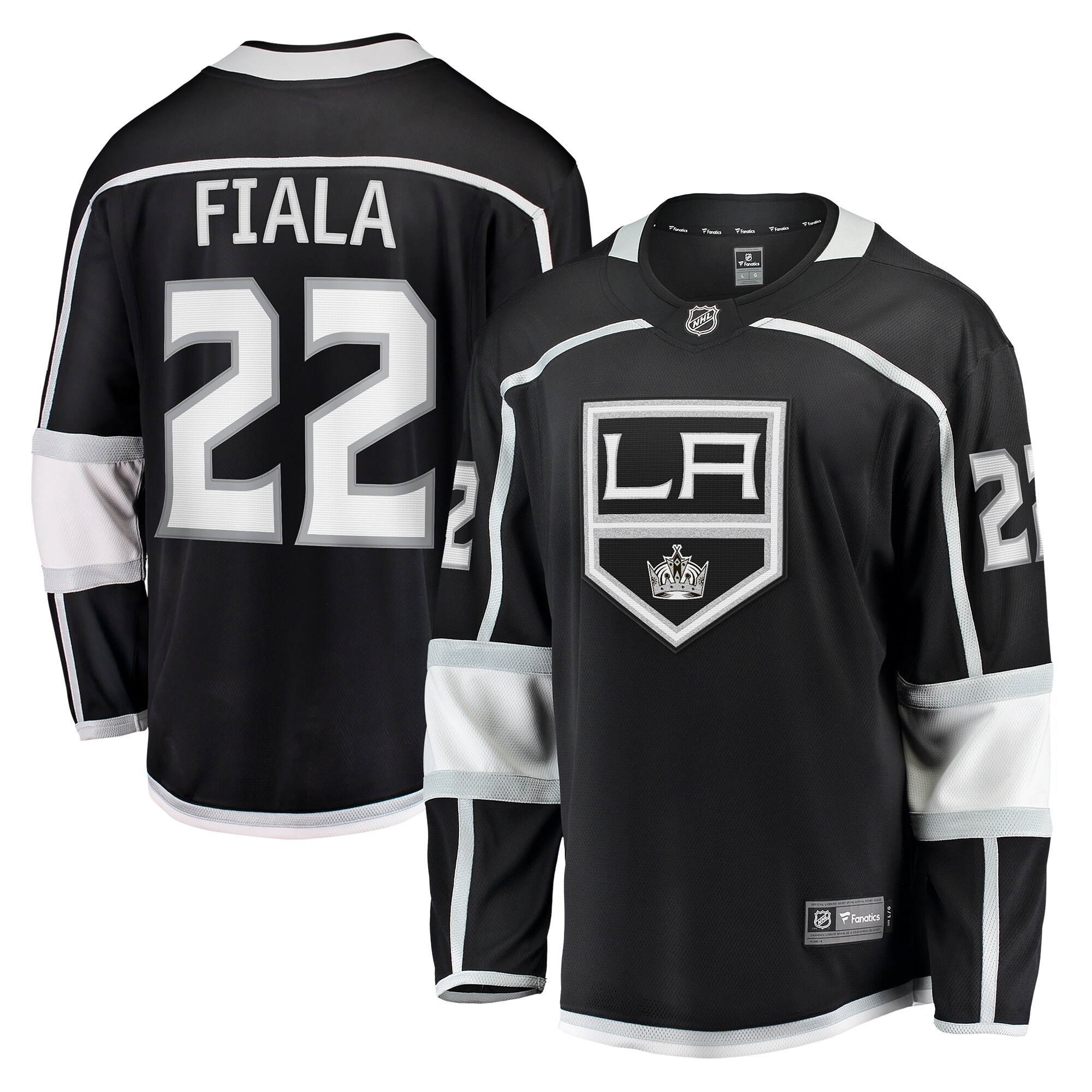 Kevin Fiala Los Angeles Kings Fanatics Home Breakaway   Jersey – Black