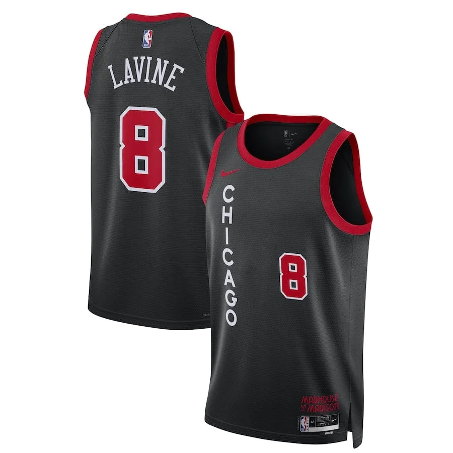 Zach LaVine Chicago Bulls 2024 City Edition Swingman Jersey - Black