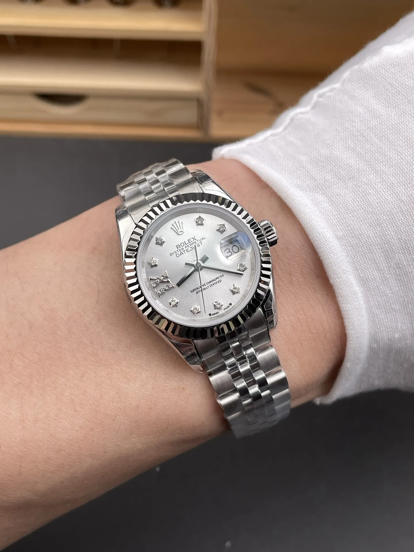 Rolex Datejust Silver Dial Ladies 28mm