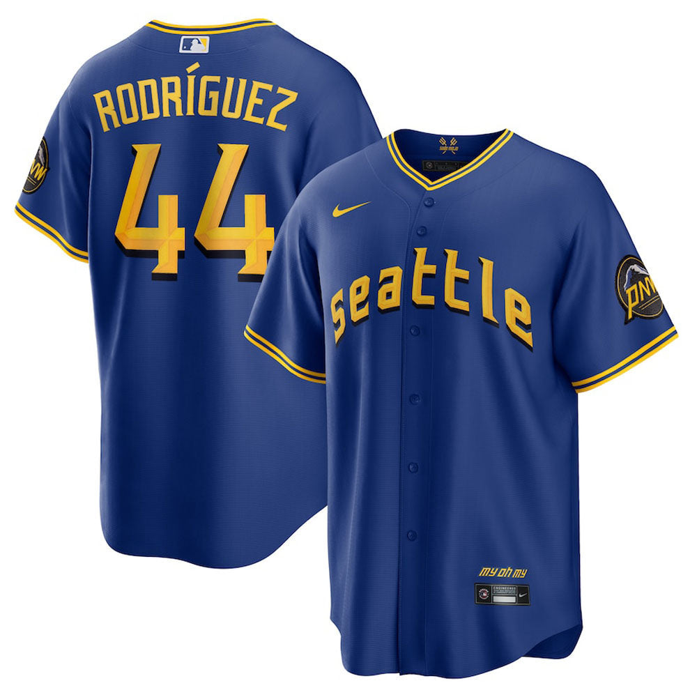 Men's Seattle Mariners Julio Rodriguez 2023 City Connect Replica Jersey - Royal