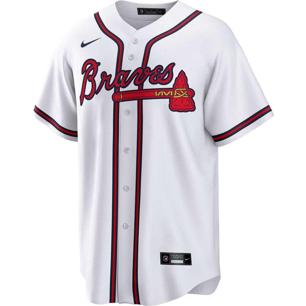 Men's Atlanta Braves Max Fried Cool Base Replica Home Jersey - White