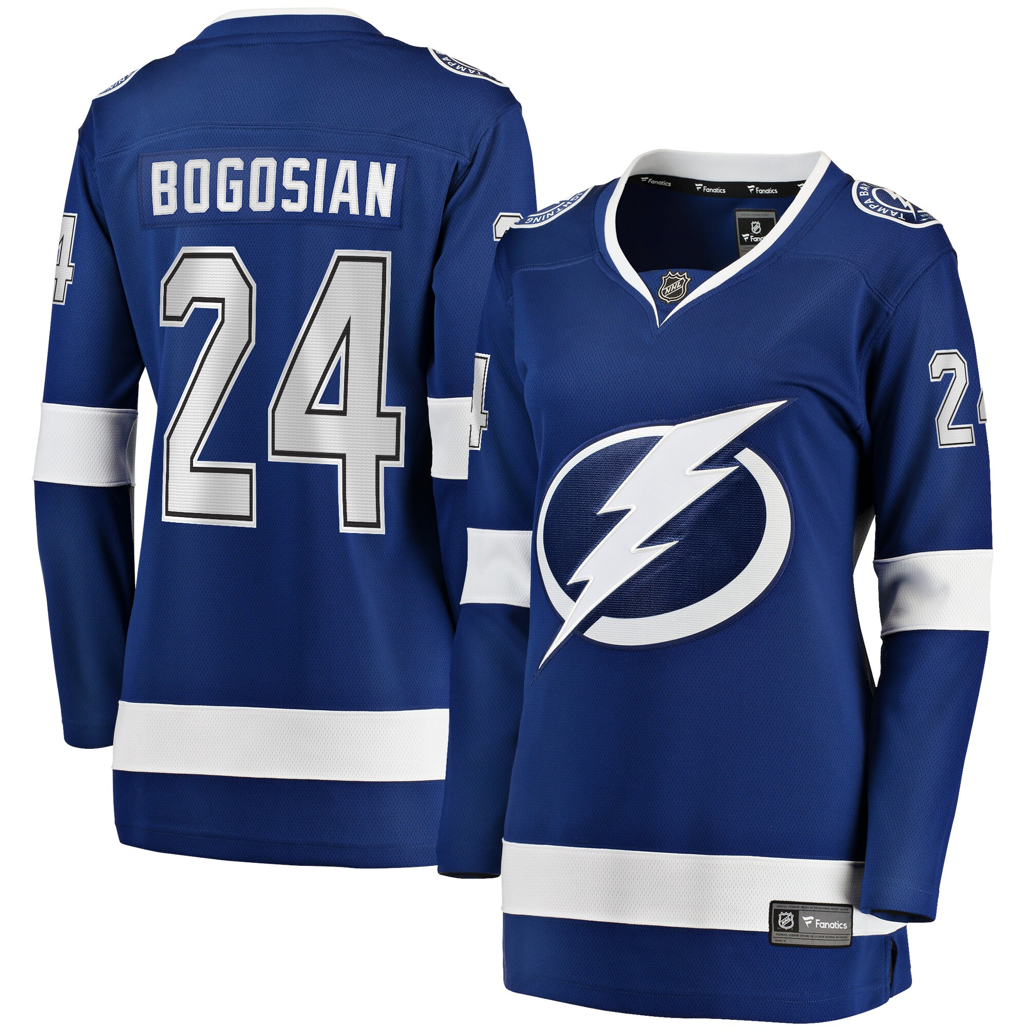 Zach Bogosian Tampa Bay Lightning Fanatics Women’s Home Breakaway   Jersey – Blue