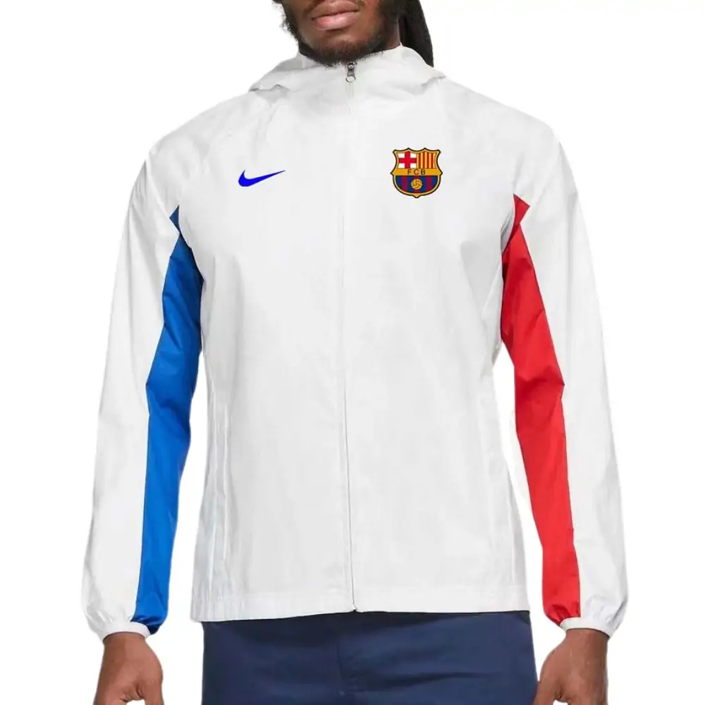 2023/2024 Barcelona Jersey Windbreaker White