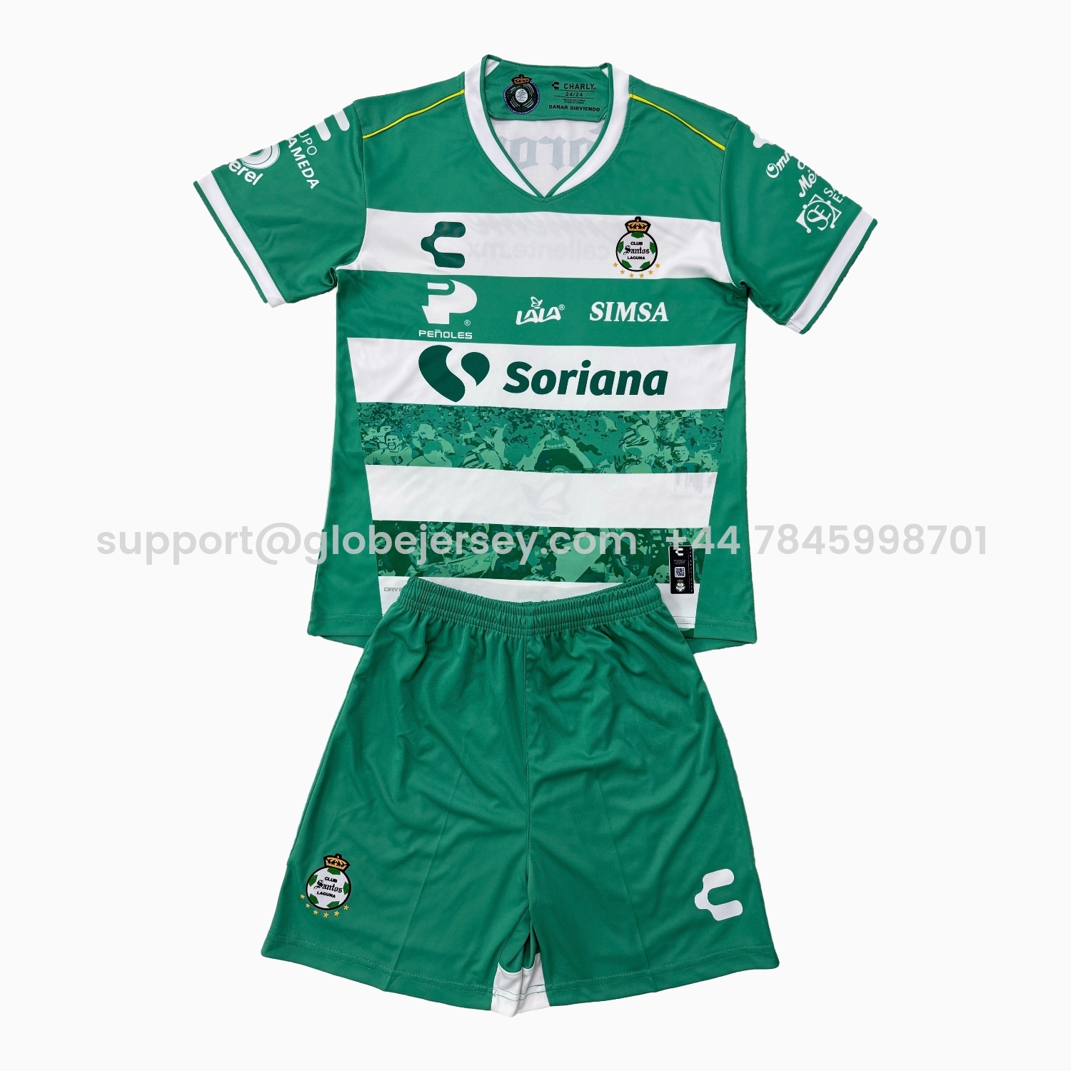 Santos Laguna 25-26 Home Men's Adult Jersey Set - Fans Version