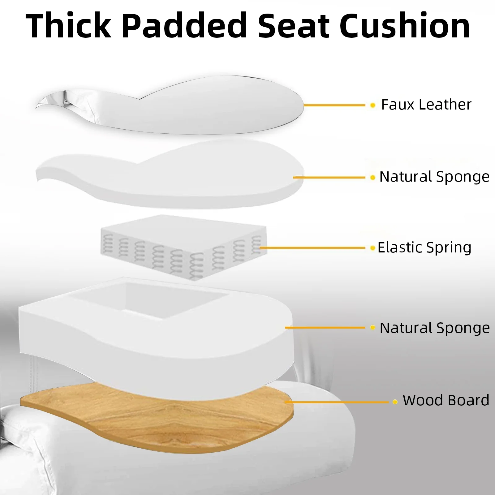 ExOffice Executive Office Chair Desk Chair Comfy Computer Chair Home Office Desk Chair,Brown