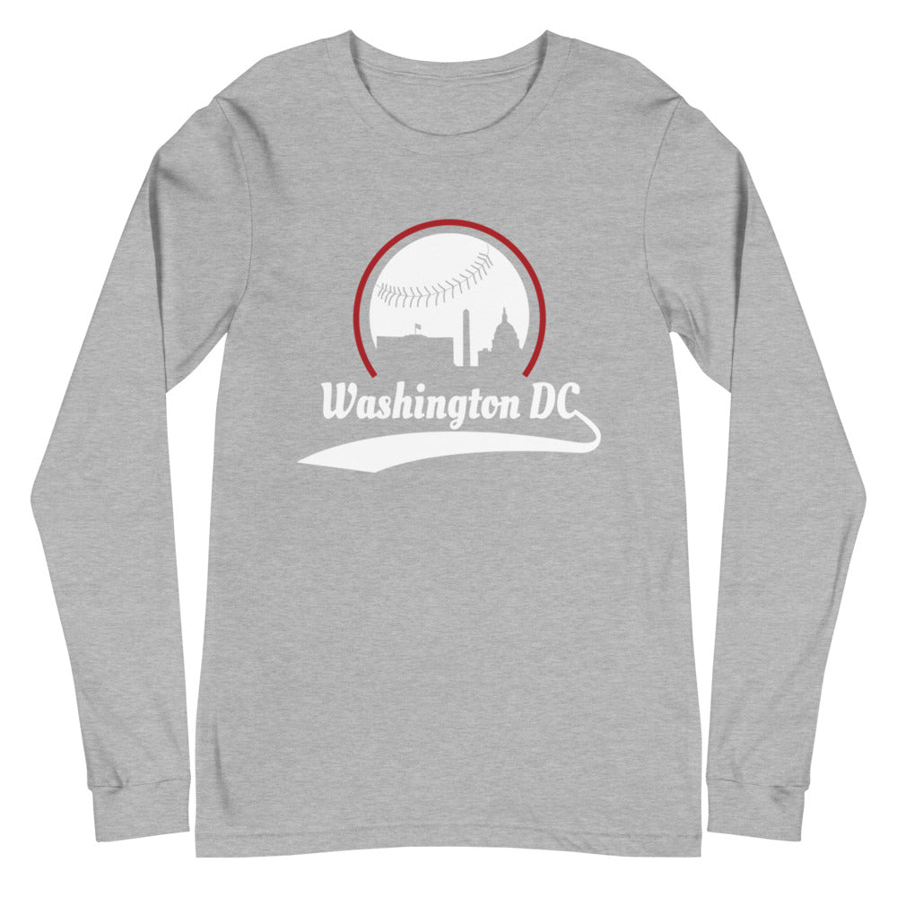 Unisex Washington Nationals Baseball Long Sleeve Tee Shirt