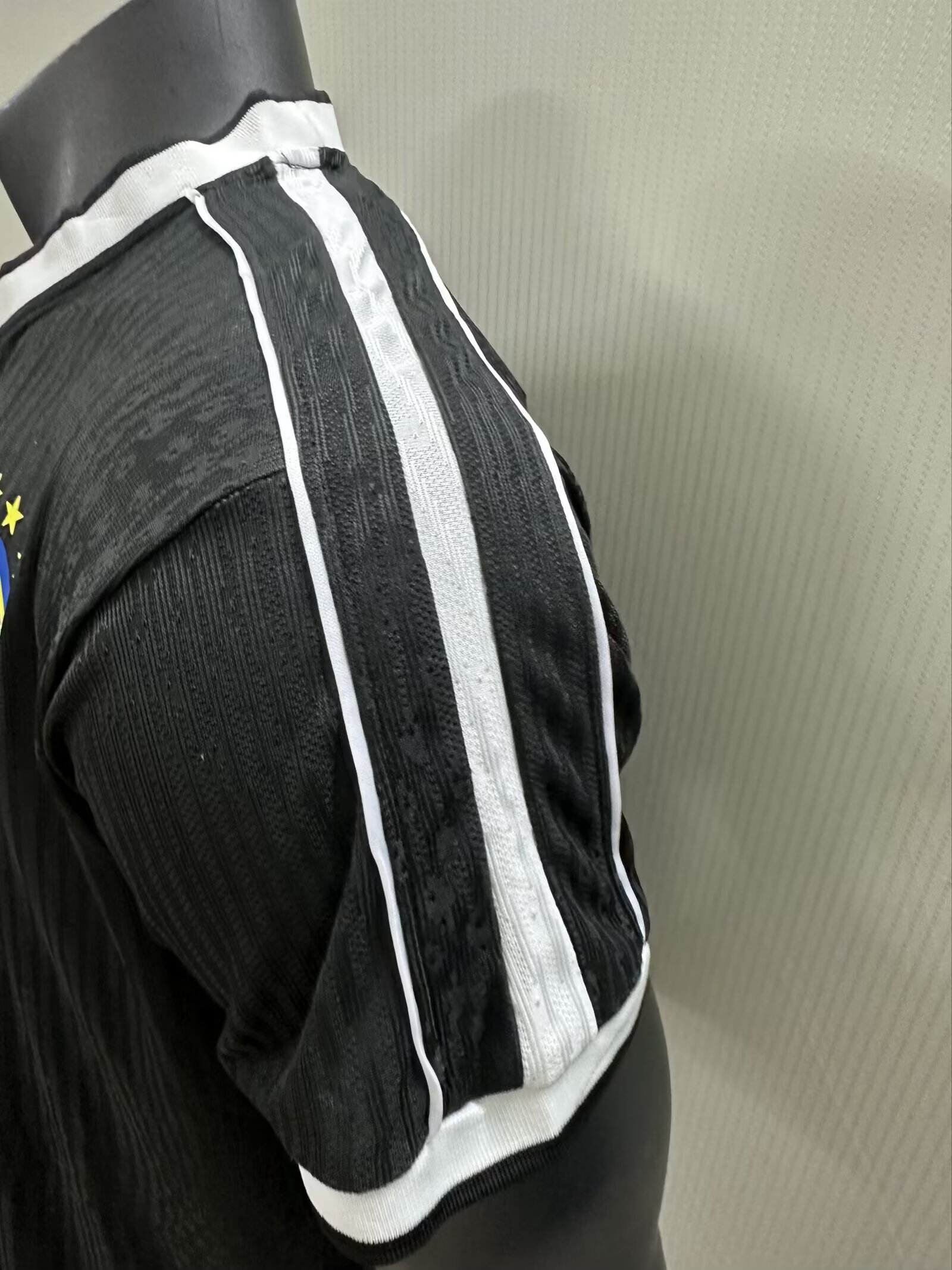 1998 Brazil Retro Black Jersey - Player Edition