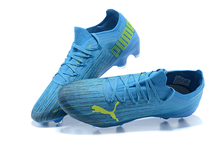 Fully knitted waterproof FG football shoes