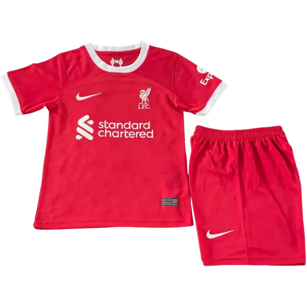 2023/2024 Liverpool Home Soccer Jersey 1:1 Thai Quality Kids Size