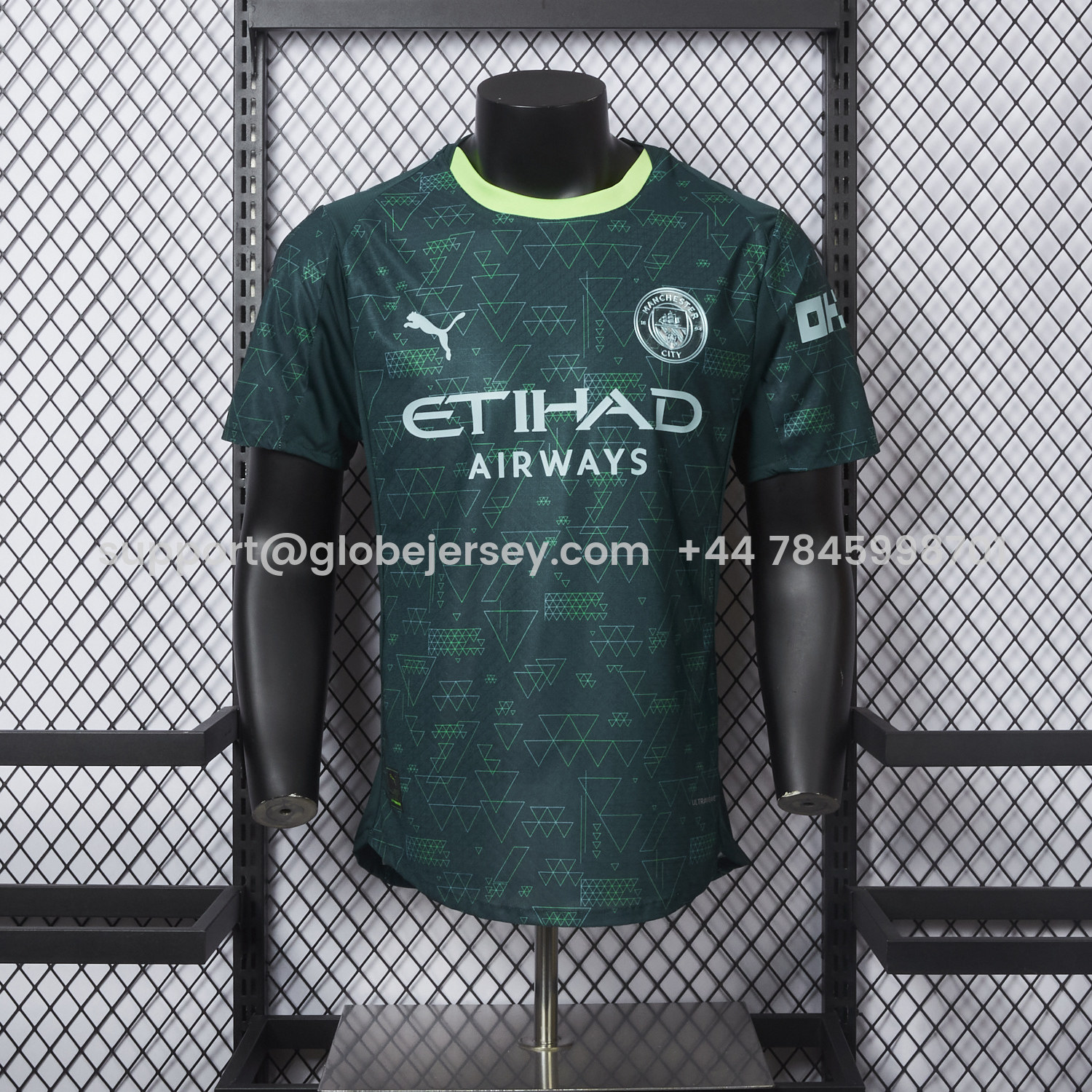 Manchester City 25-26 Fourth Green Jersey - Player Version