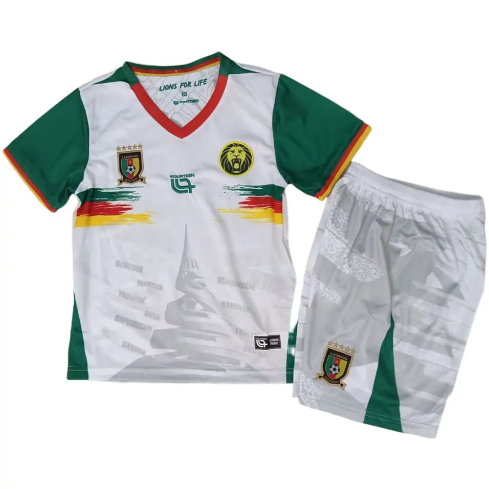 25-26 Cameroon Second Away Kit - Kids