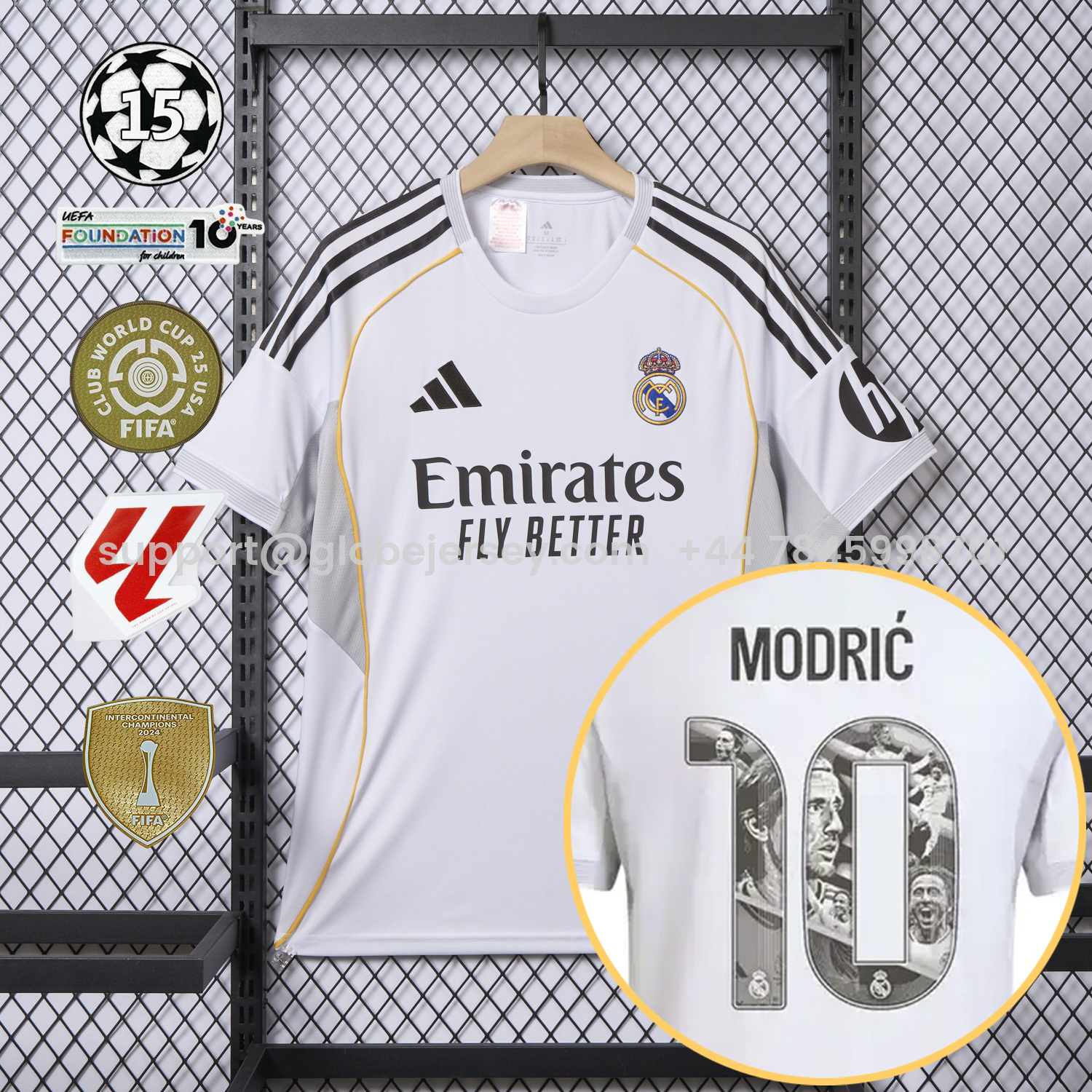 Real Madrid 25-26 Home Modrić Limited Edition Jersey - Fans Version