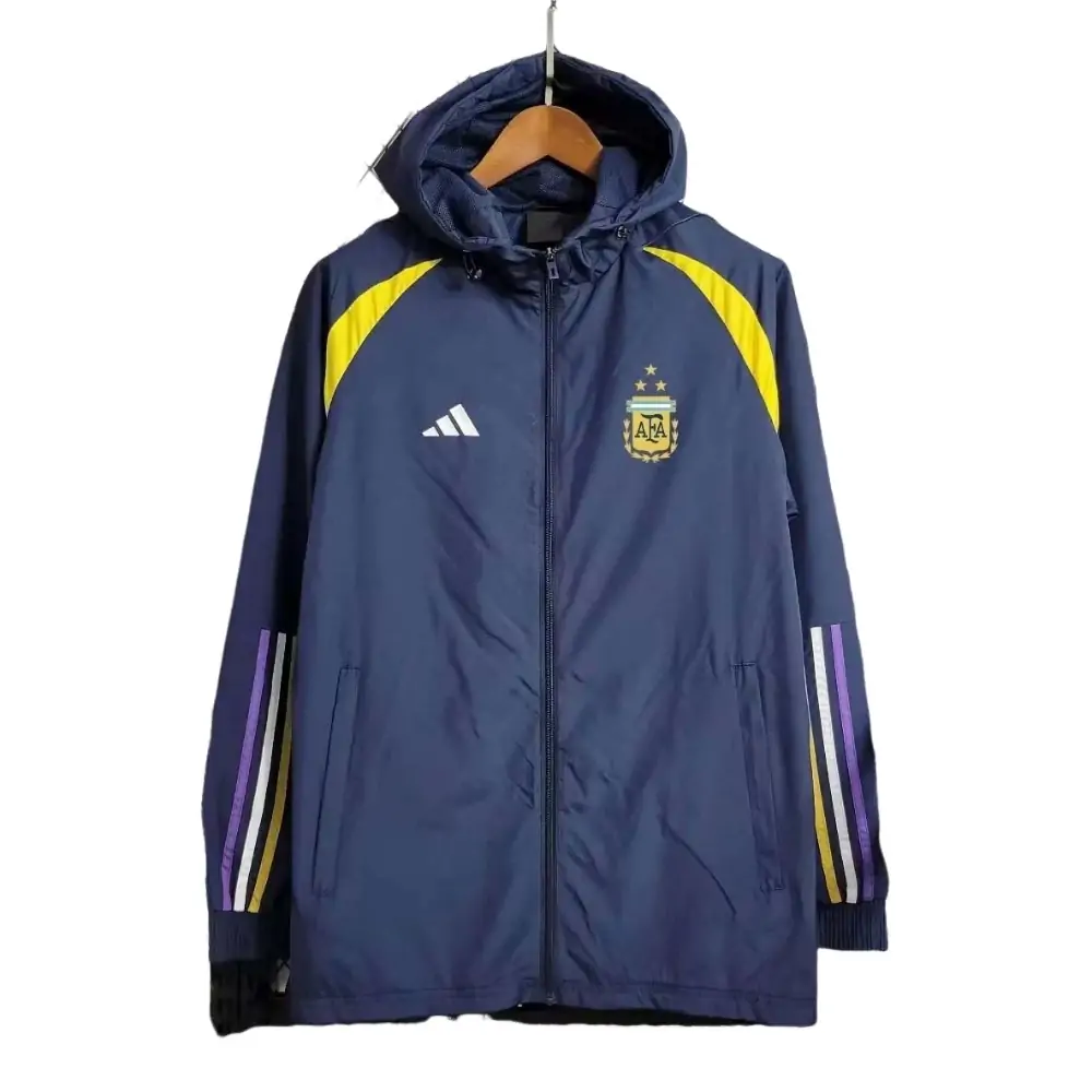 2023 Argentina Windbreaker Navy blue Soccer Jersey 1:1 Thai Quality