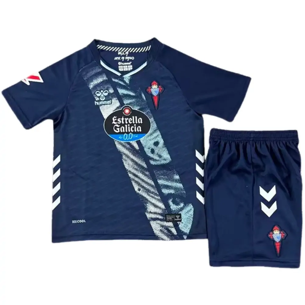 2025-26 Celta Vigo Away Match Children's Jersey Set - Fans Edition