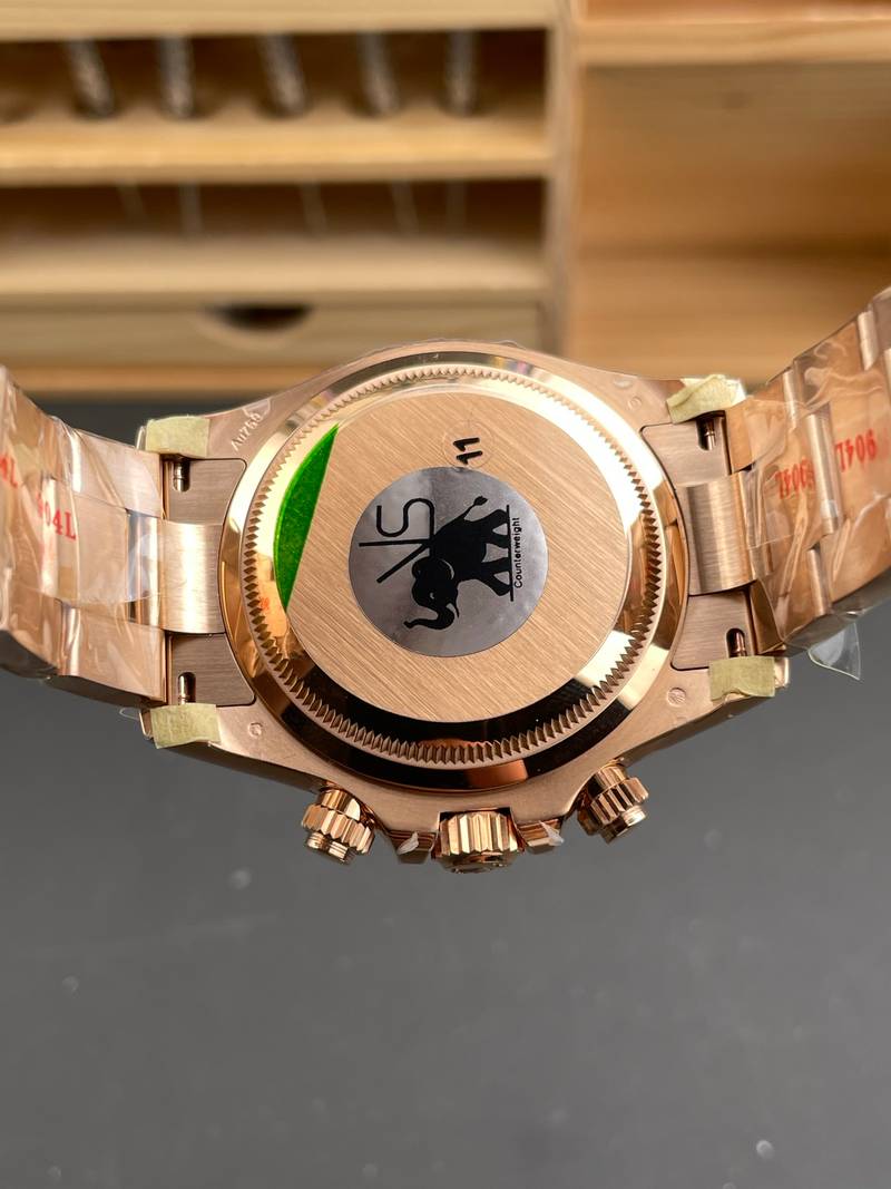 Rolex Daytona Black Gold Rose Gold Diamond V3