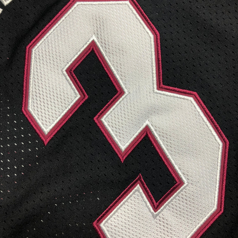 Heat 3# Wade Black Embroidered AU Jersey