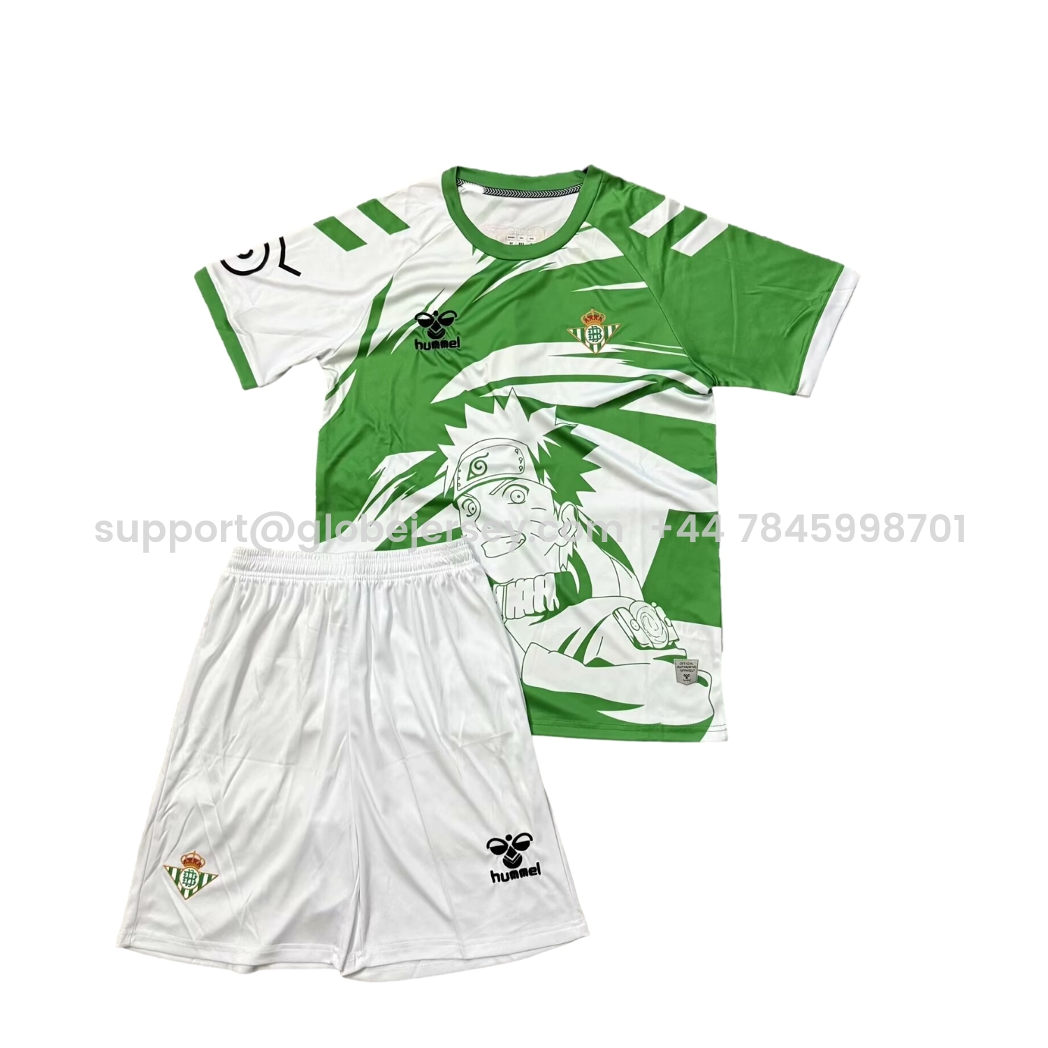 Real Betis 25-26 NARUTO Special Edition Men's Adult Jersey Set - Fans Version
